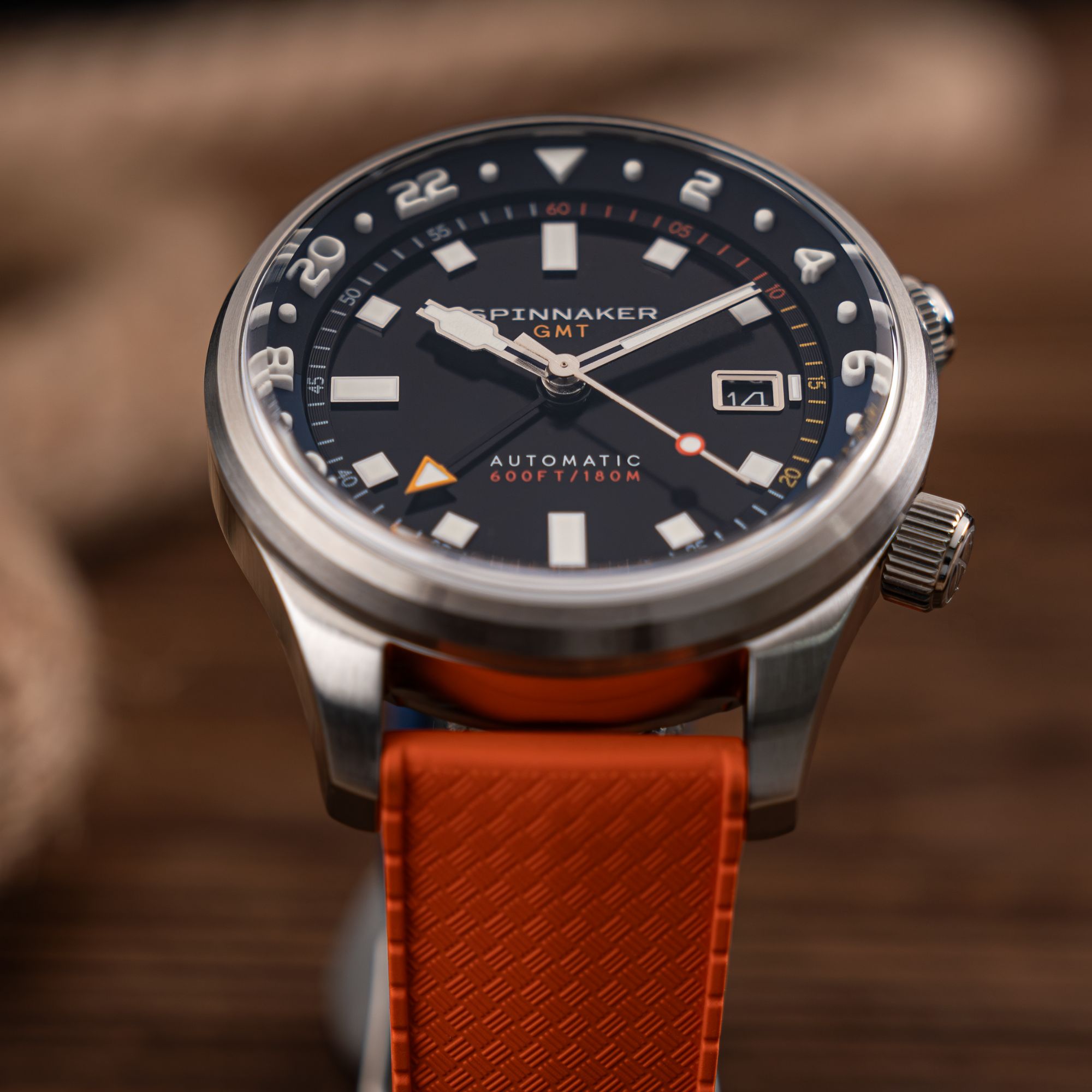 SPINNAKER Spinnaker Bradner GMT Automatic Night Shadow Men's Watch SP-5121-66