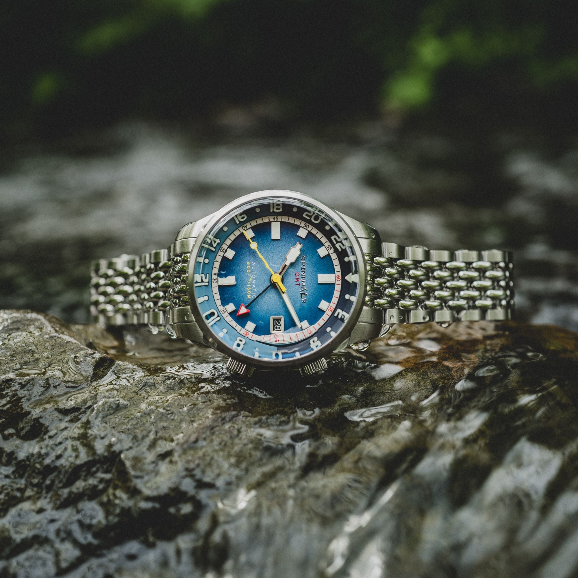 SPINNAKER Spinnaker Bradner GMT Automatic Blue Alps Men's Watch