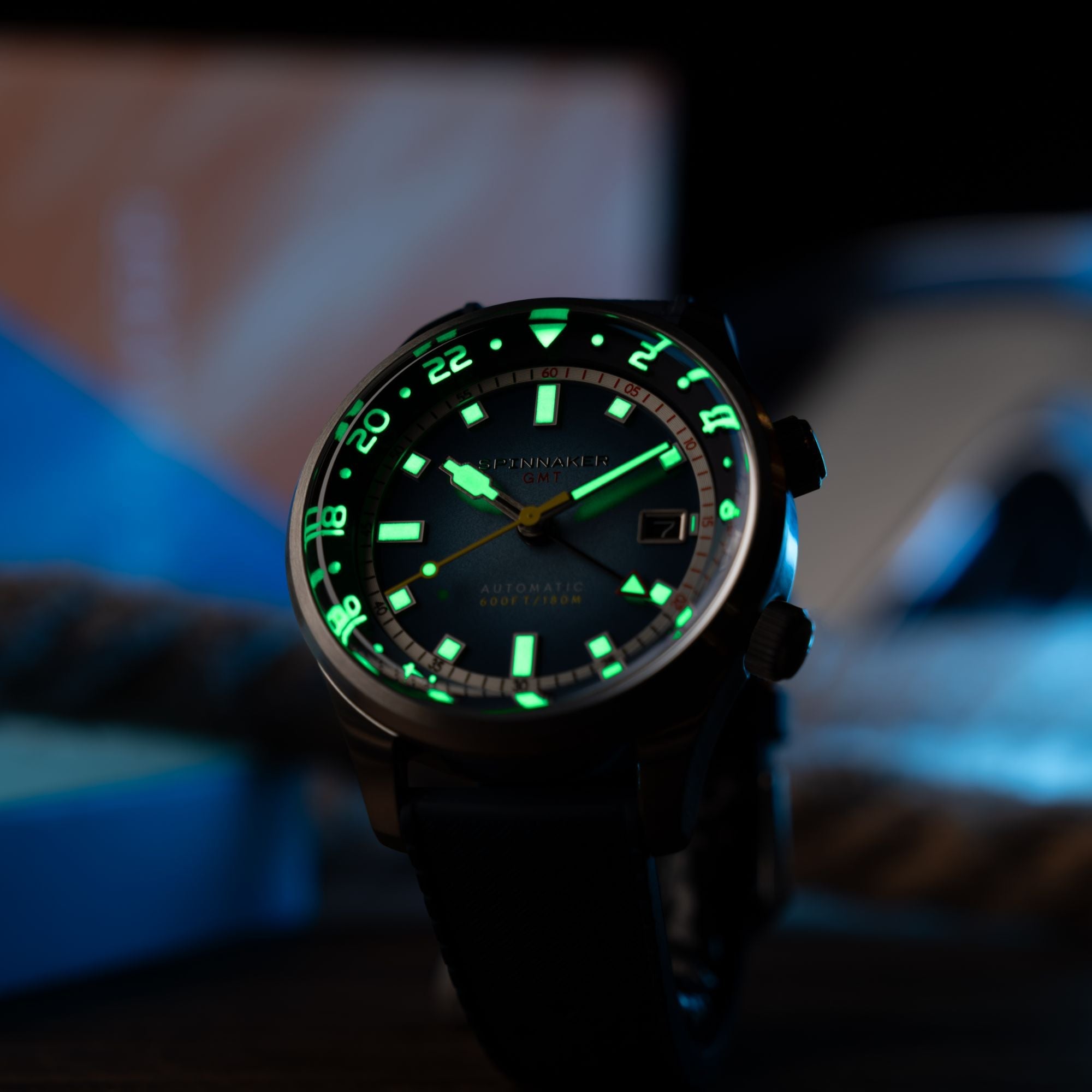 SPINNAKER Spinnaker Bradner GMT Automatic Blue Alps Men's Watch