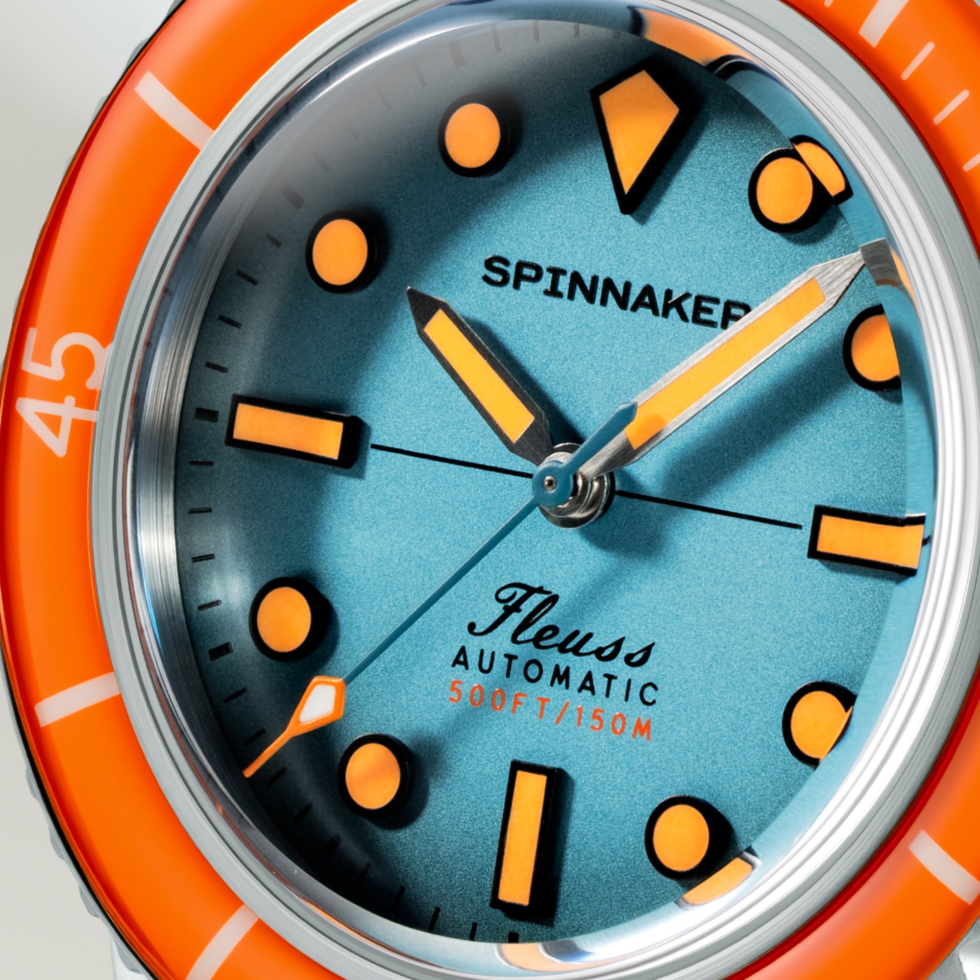 SPINNAKER Spinnaker Fleuss 40 Automatic Teal Mirage Men's Watch SP-5133-CC