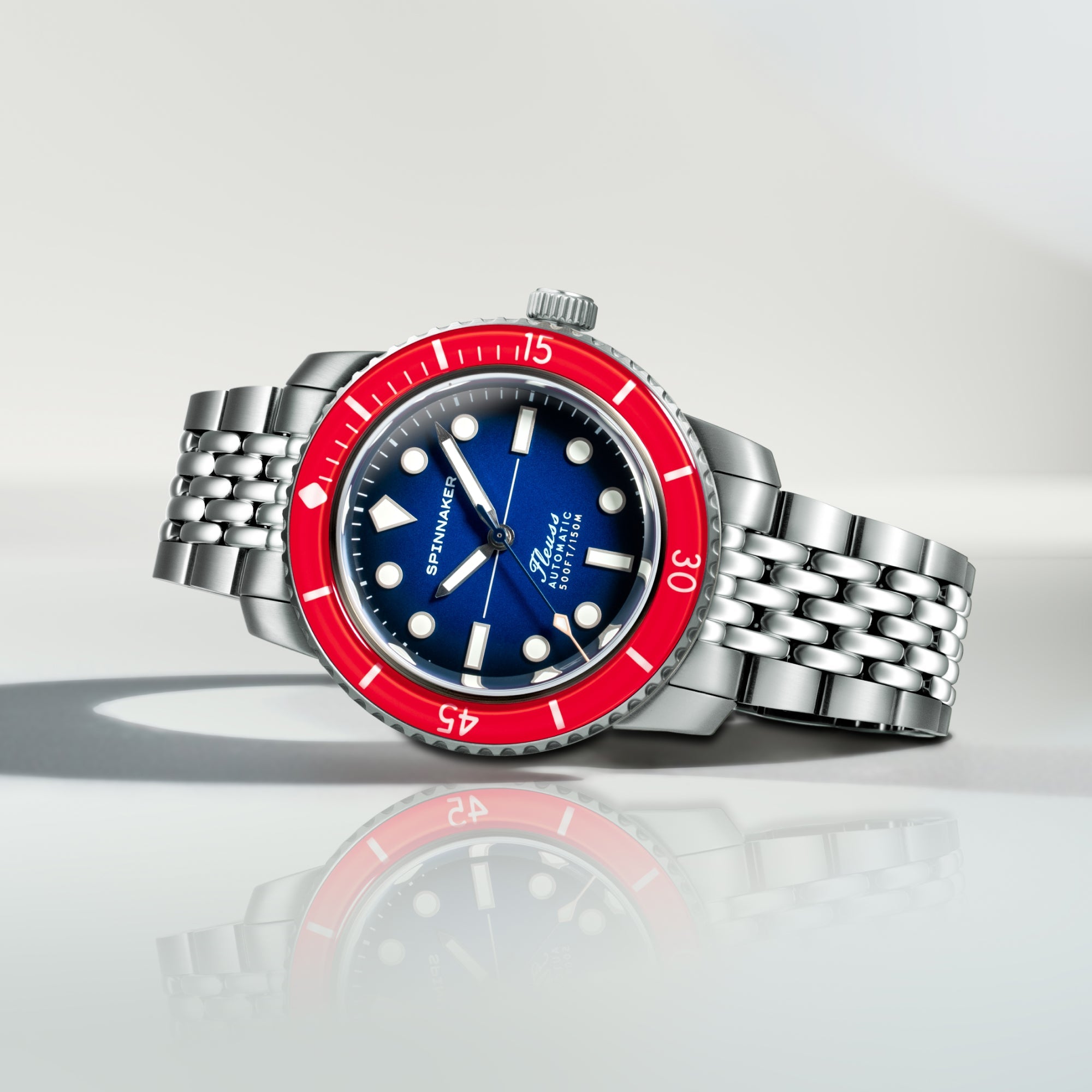 SPINNAKER Spinnaker Fleuss 40 Automatic Royal Splash Men's Watch SP-5133-DD