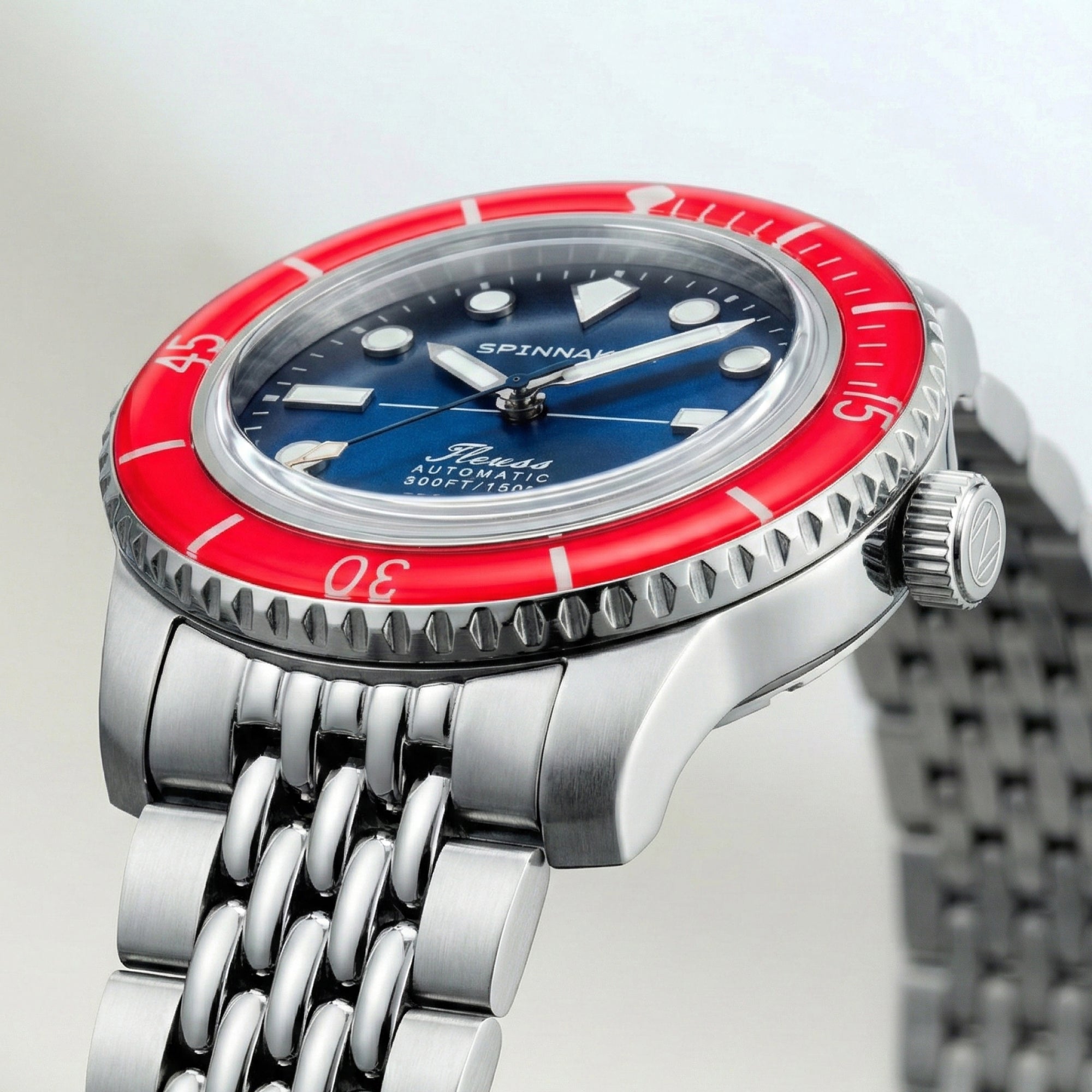 SPINNAKER Spinnaker Fleuss 40 Automatic Royal Splash Men's Watch SP-5133-DD
