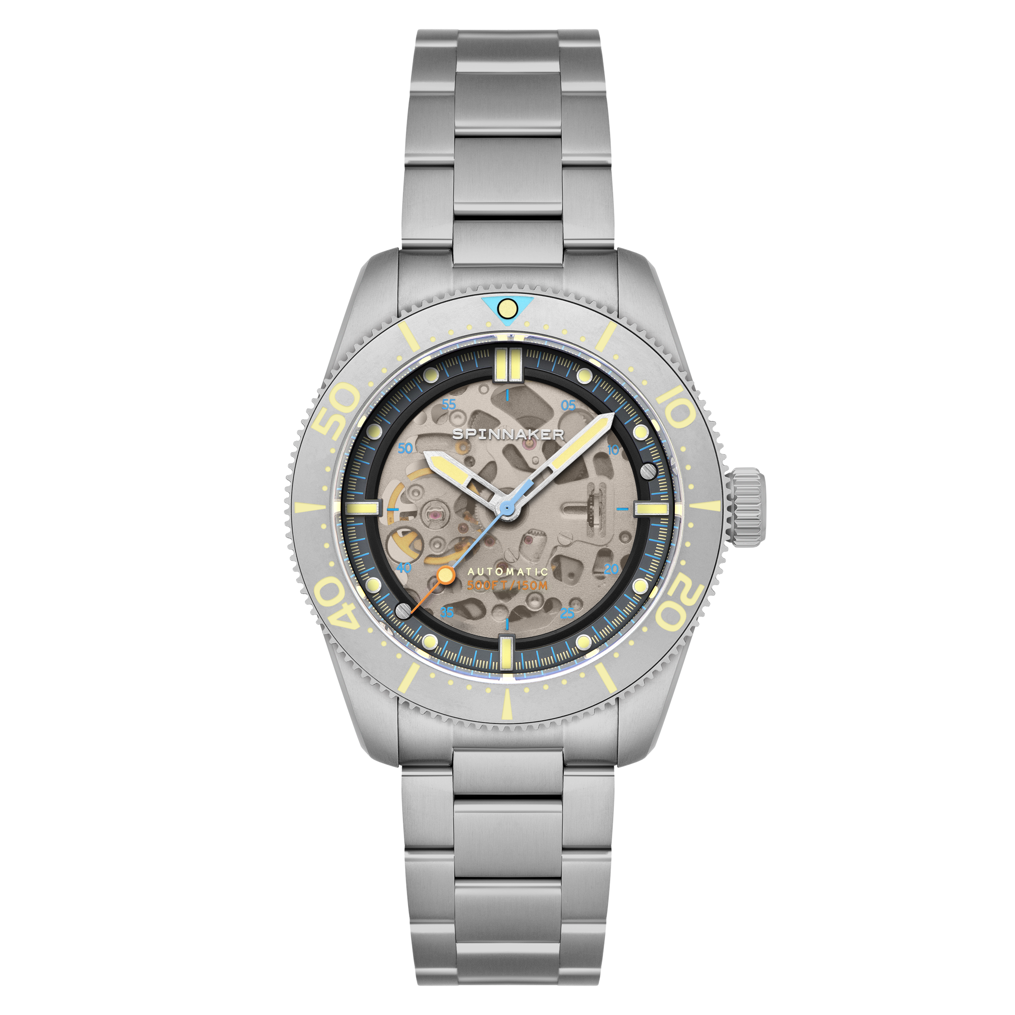Sandblasted Steel | Croft 42 Skeleton Automatic