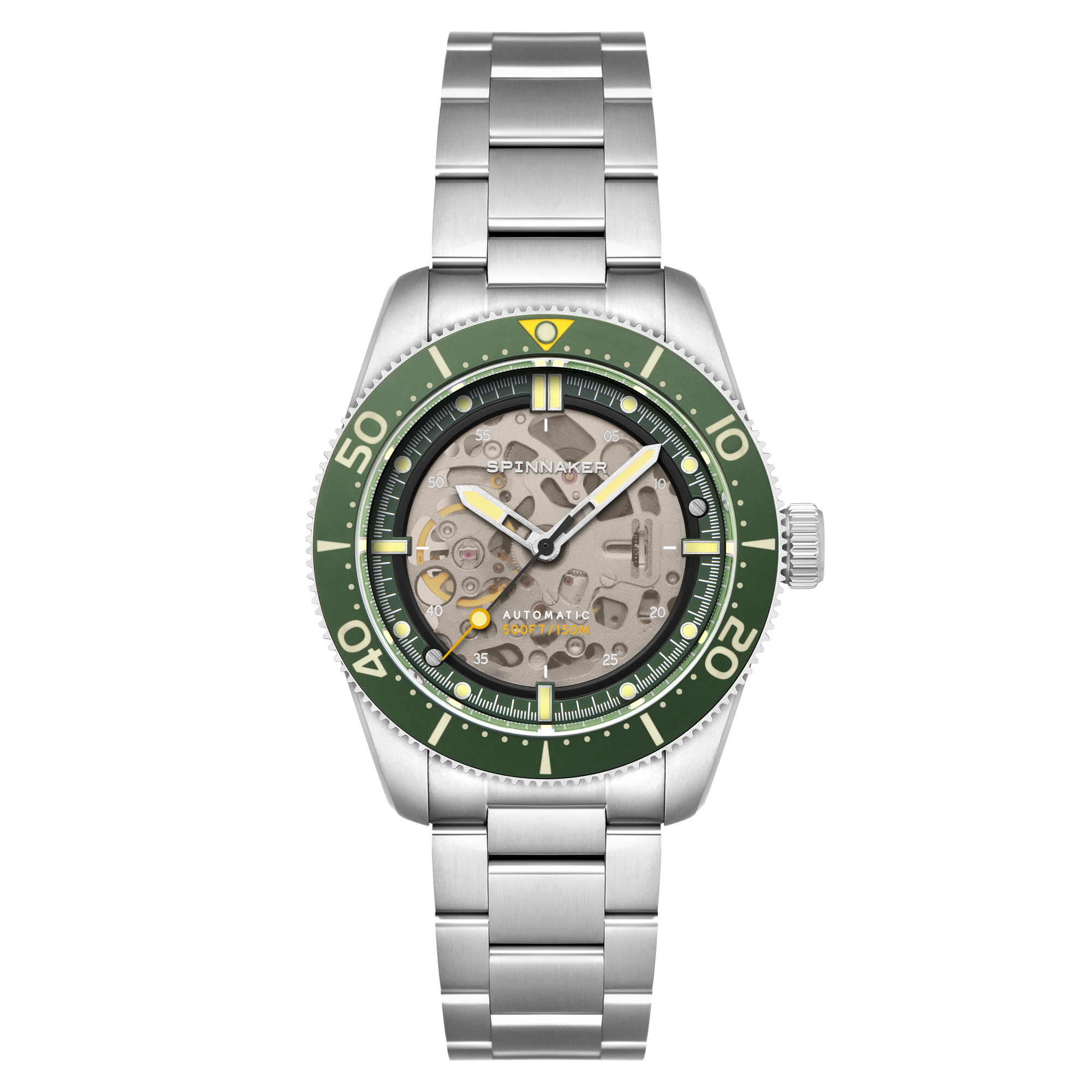 Green Ceramic | Croft 42 Skeleton Automatic