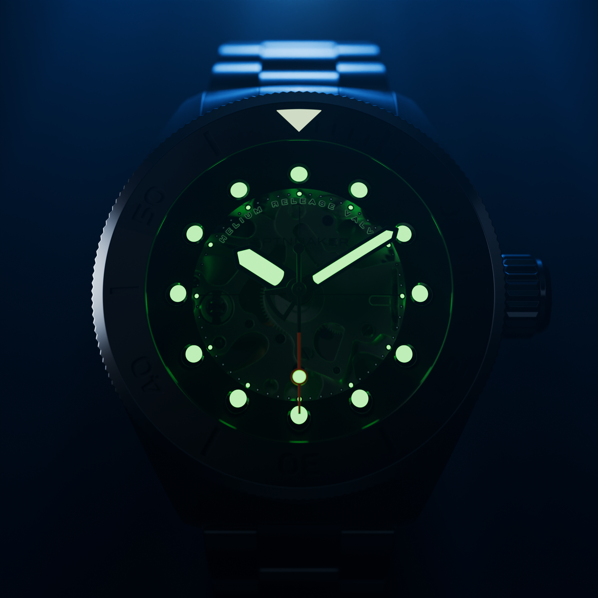 SPINNAKER Spinnaker Piccard Skeleton Automatic Dust Black Men's Watch SP-5135-11