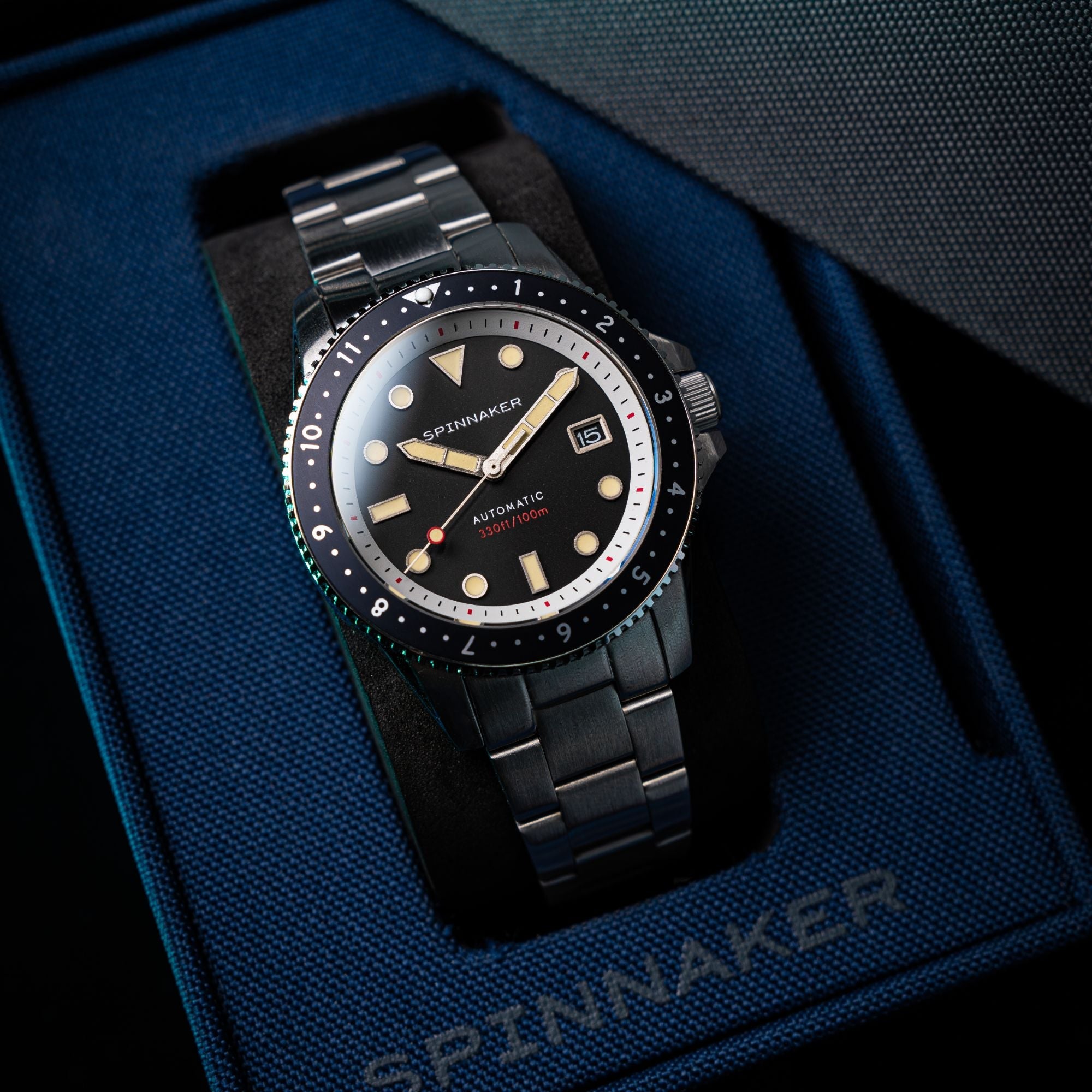 SPINNAKER Spinnaker Croft Pioneer Automatic Shadow Black Men's Watch