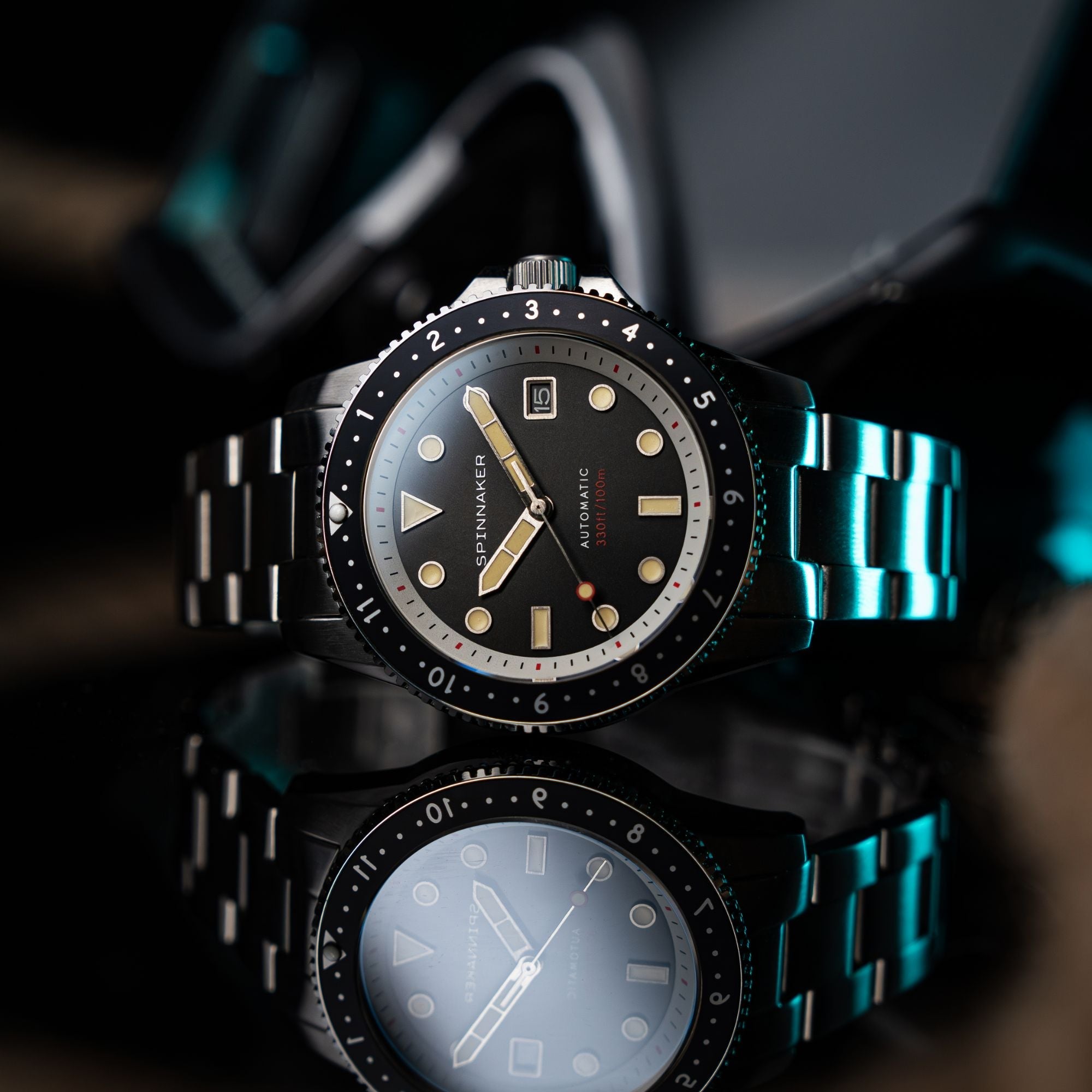 SPINNAKER Spinnaker Croft Pioneer Automatic Shadow Black Men's Watch