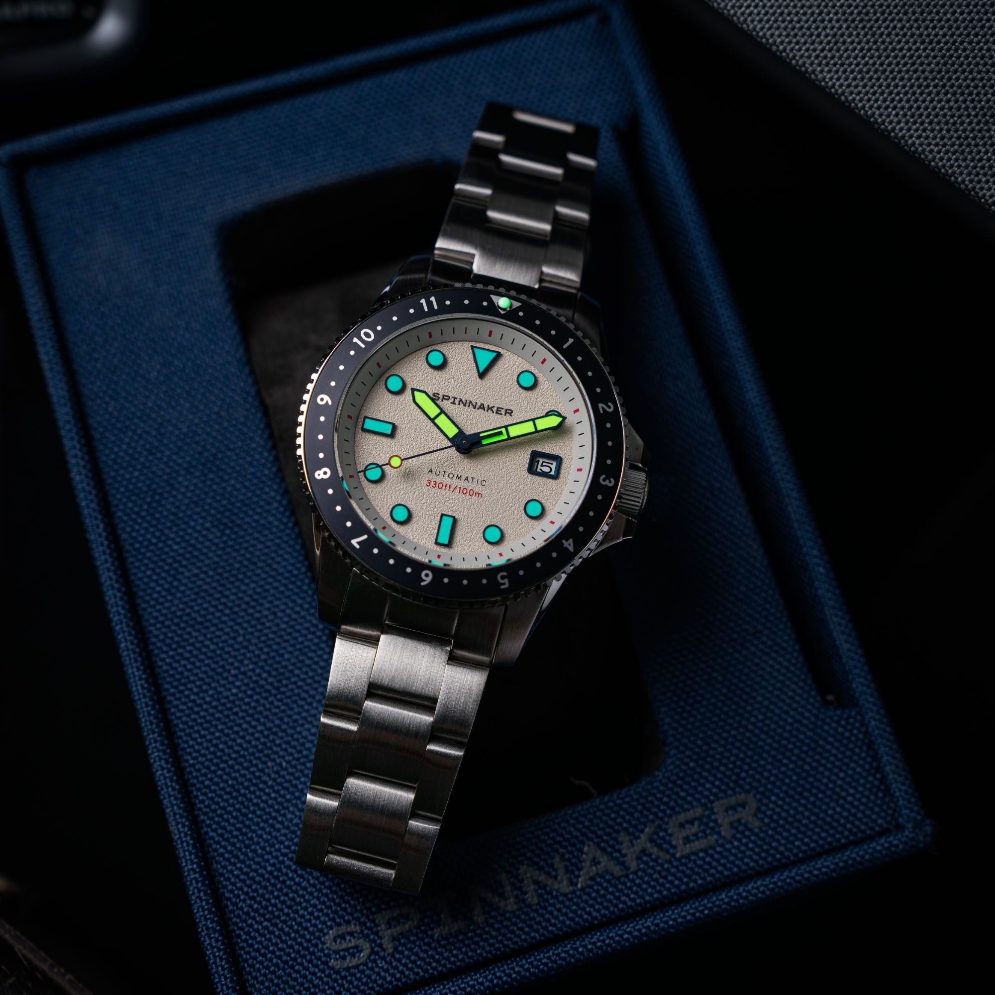 SPINNAKER Spinnaker Croft Pioneer Automatic Fog Grey Men's Watch SP-5136-55