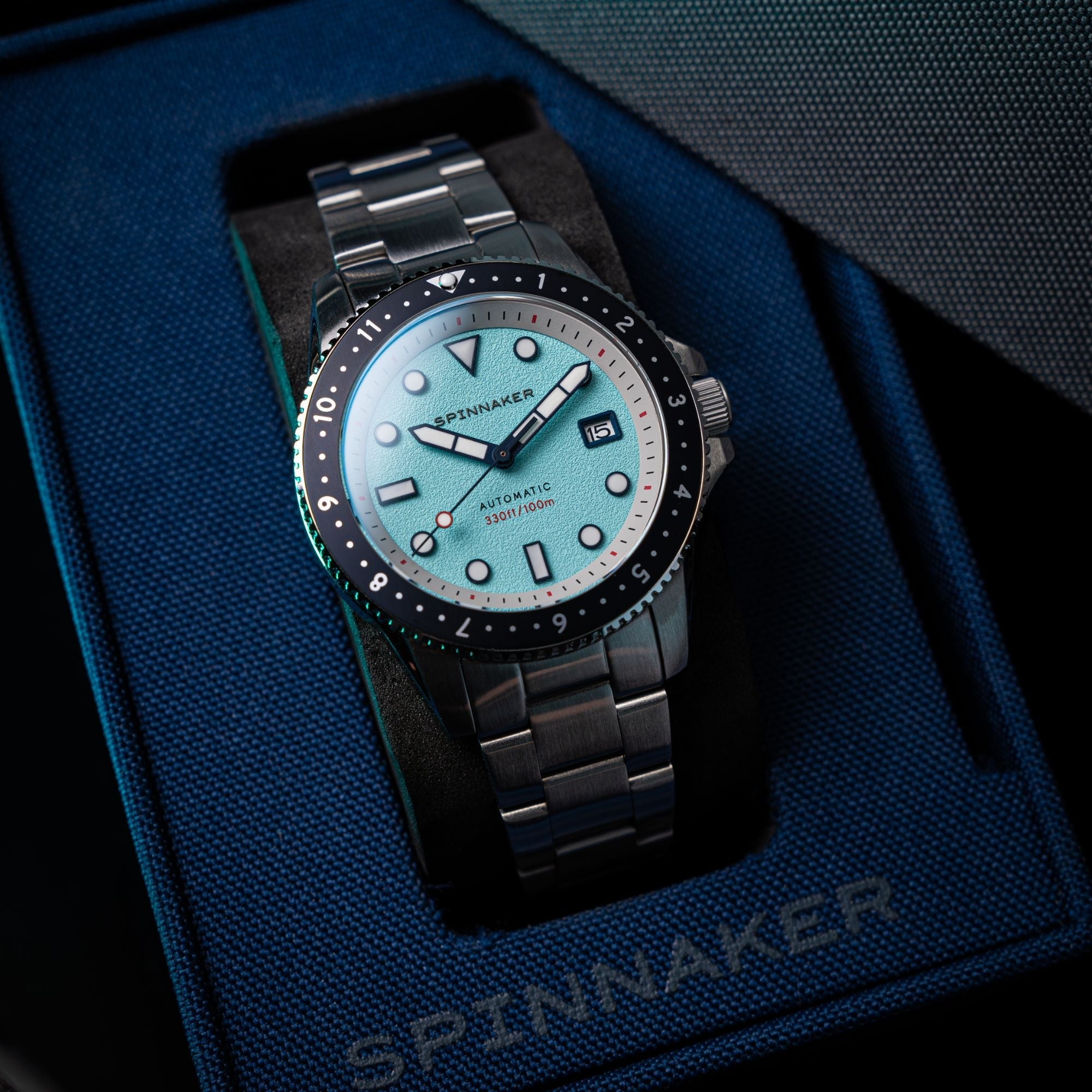 SPINNAKER Spinnaker Croft Pioneer Automatic Saxe Blue Men's Watch SP-5136-66