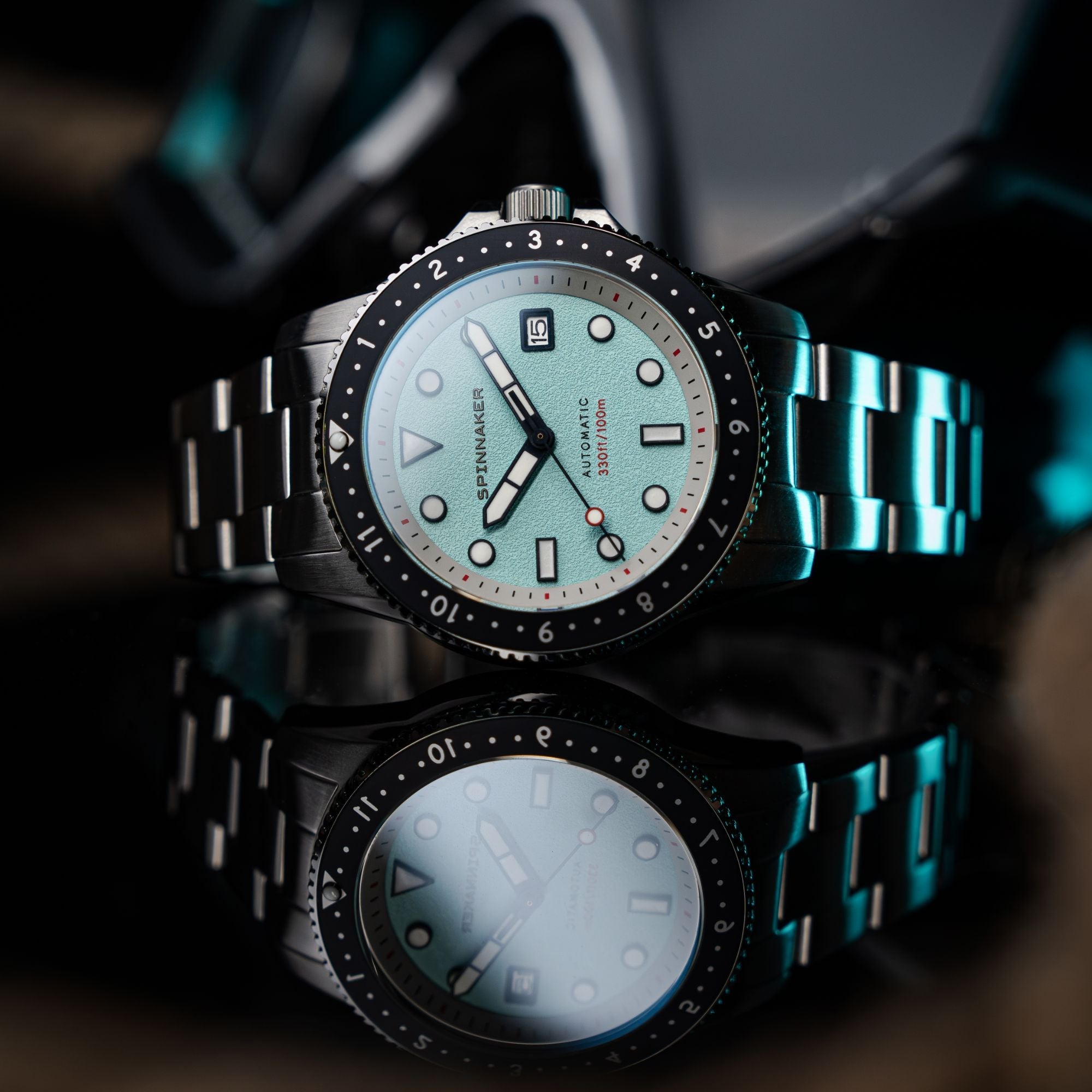 SPINNAKER Spinnaker Croft Pioneer Automatic Saxe Blue Men's Watch SP-5136-66