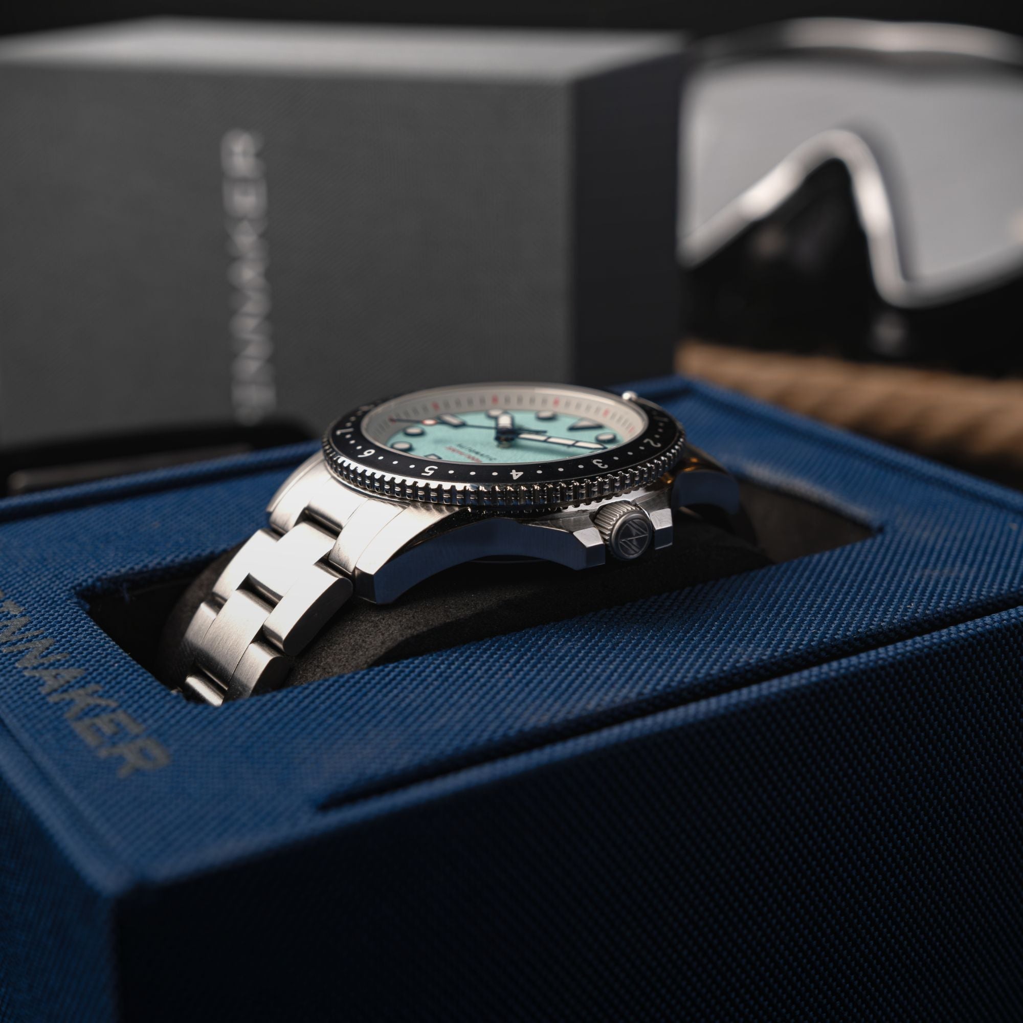 SPINNAKER Spinnaker Croft Pioneer Automatic Saxe Blue Men's Watch SP-5136-66