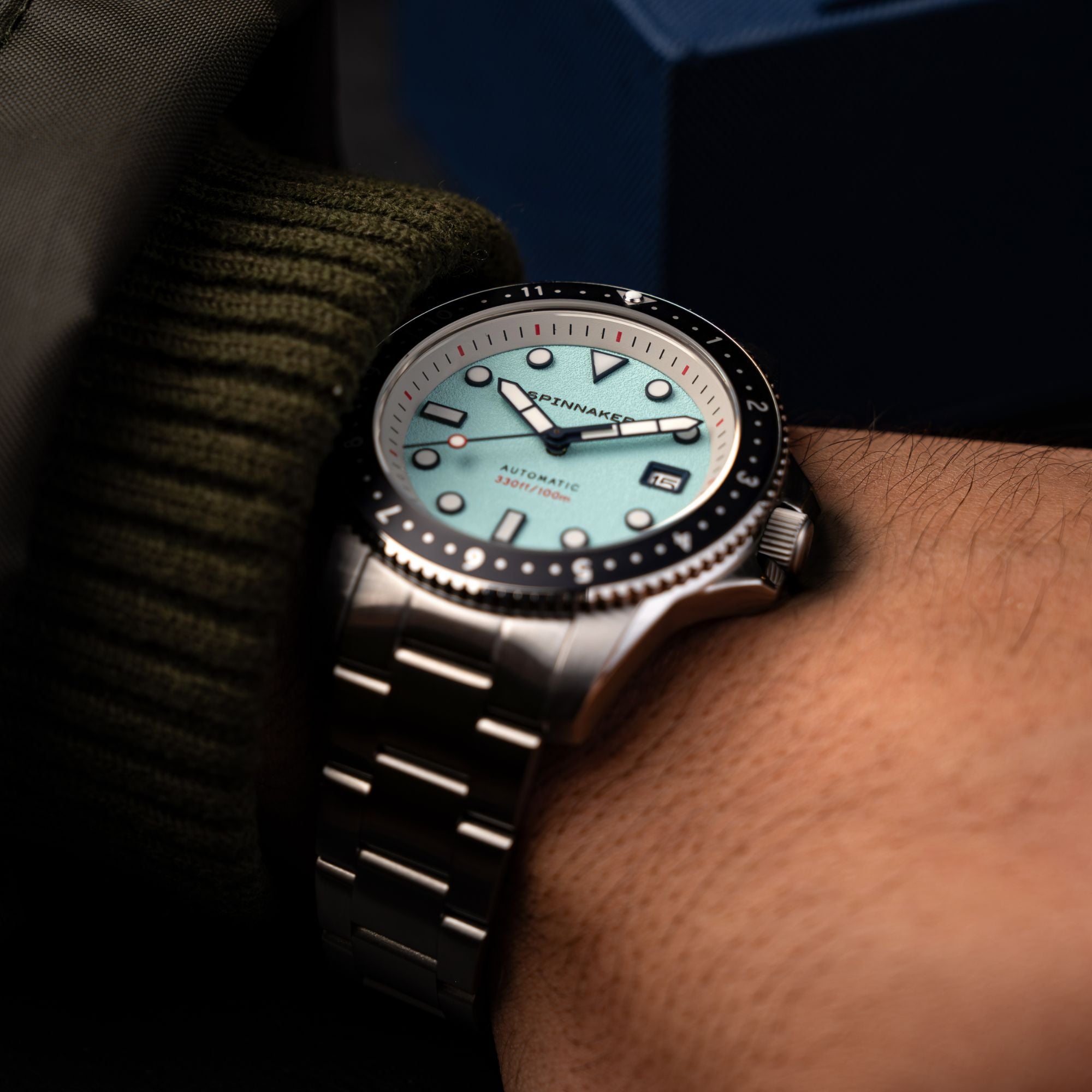 SPINNAKER Spinnaker Croft Pioneer Automatic Saxe Blue Men's Watch SP-5136-66