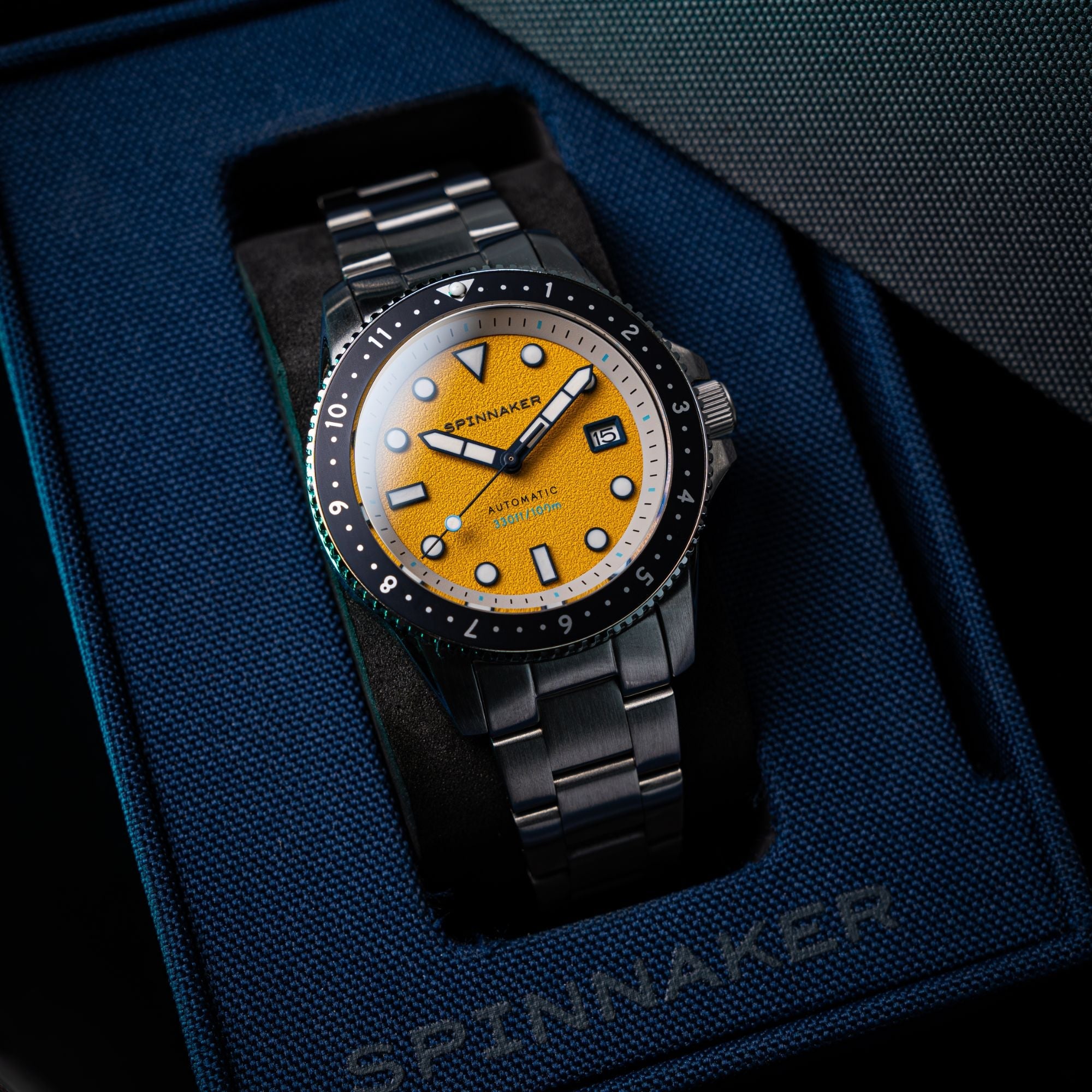 SPINNAKER Spinnaker Croft Pioneer Automatic Sunset Yellow Men's Watch SP-5136-77