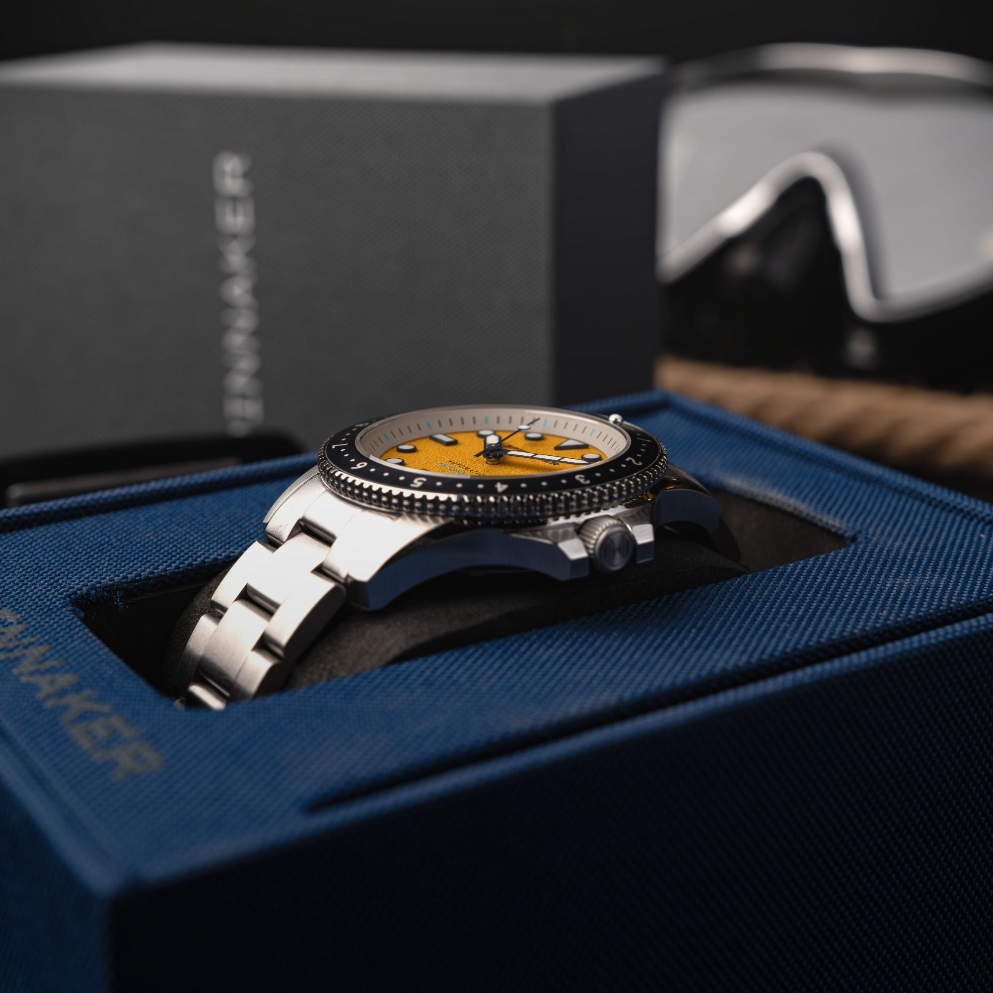 SPINNAKER Spinnaker Croft Pioneer Automatic Sunset Yellow Men's Watch SP-5136-77