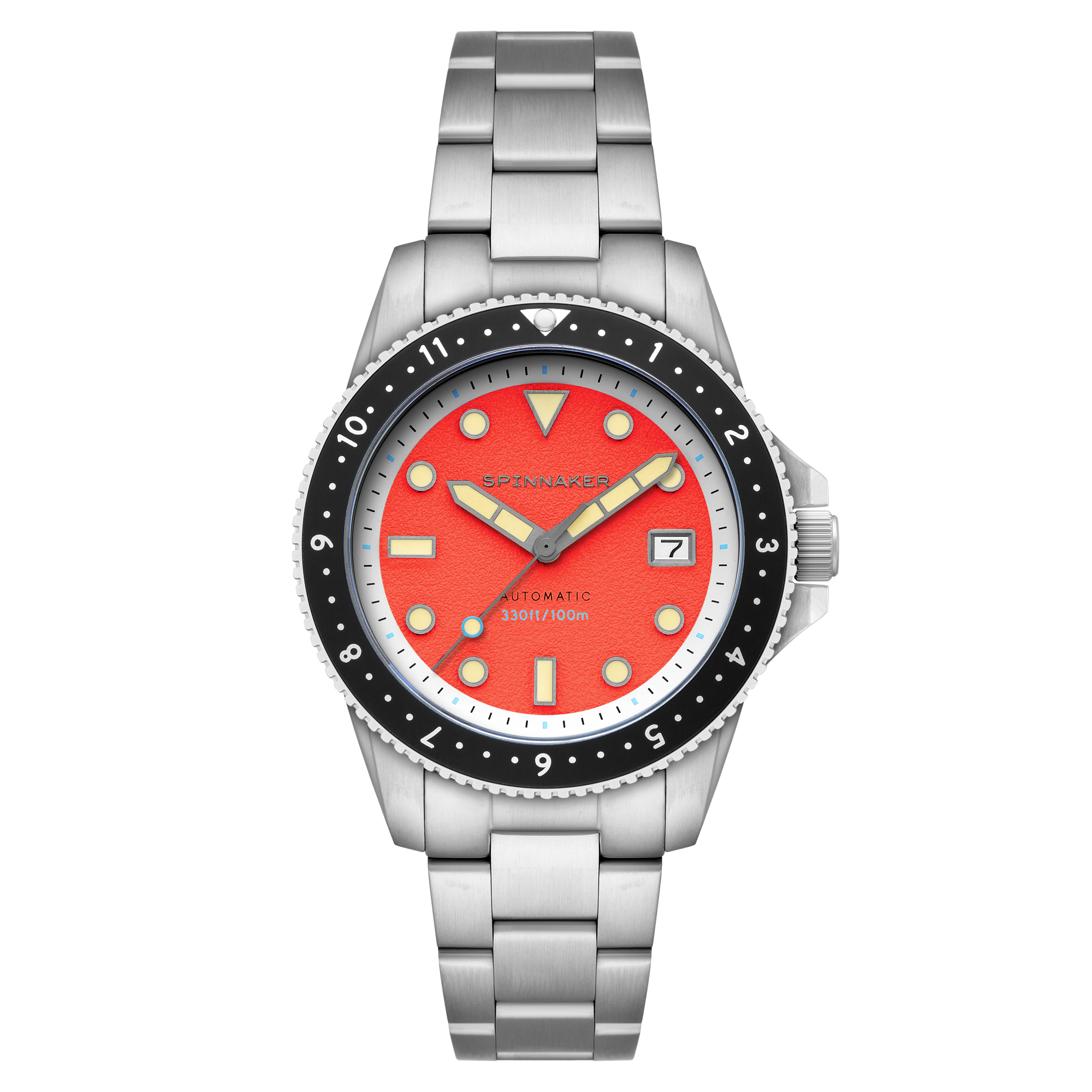 SPINNAKER Spinnaker Croft Pioneer Automatic Sienna Orange Men's Watch SP-5136-88