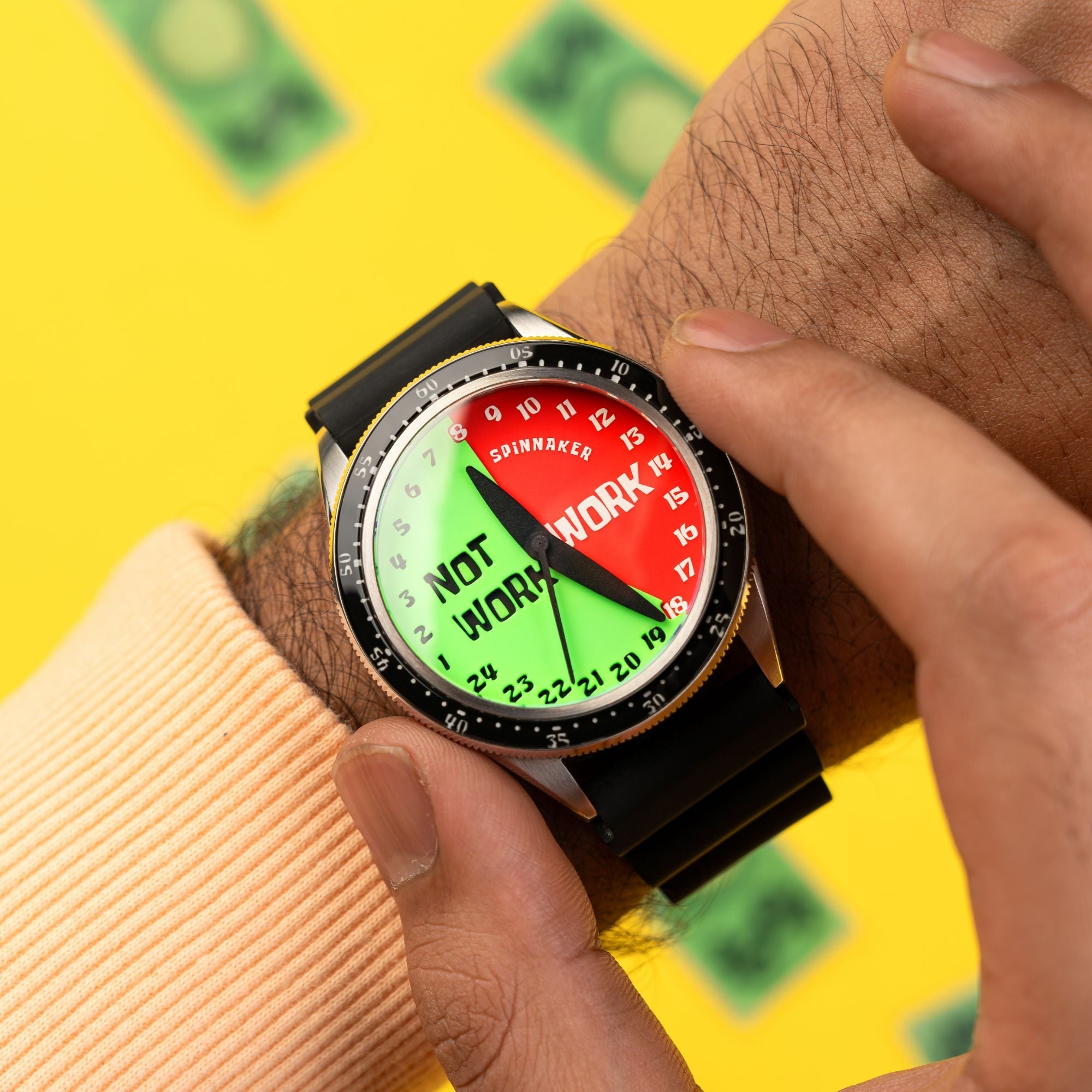 SPINNAKER Spinnaker Cahill Automatic Spongebob Squarepants Timekeeper Limited Edition Work Not Work Men's Watch SP-5142-03