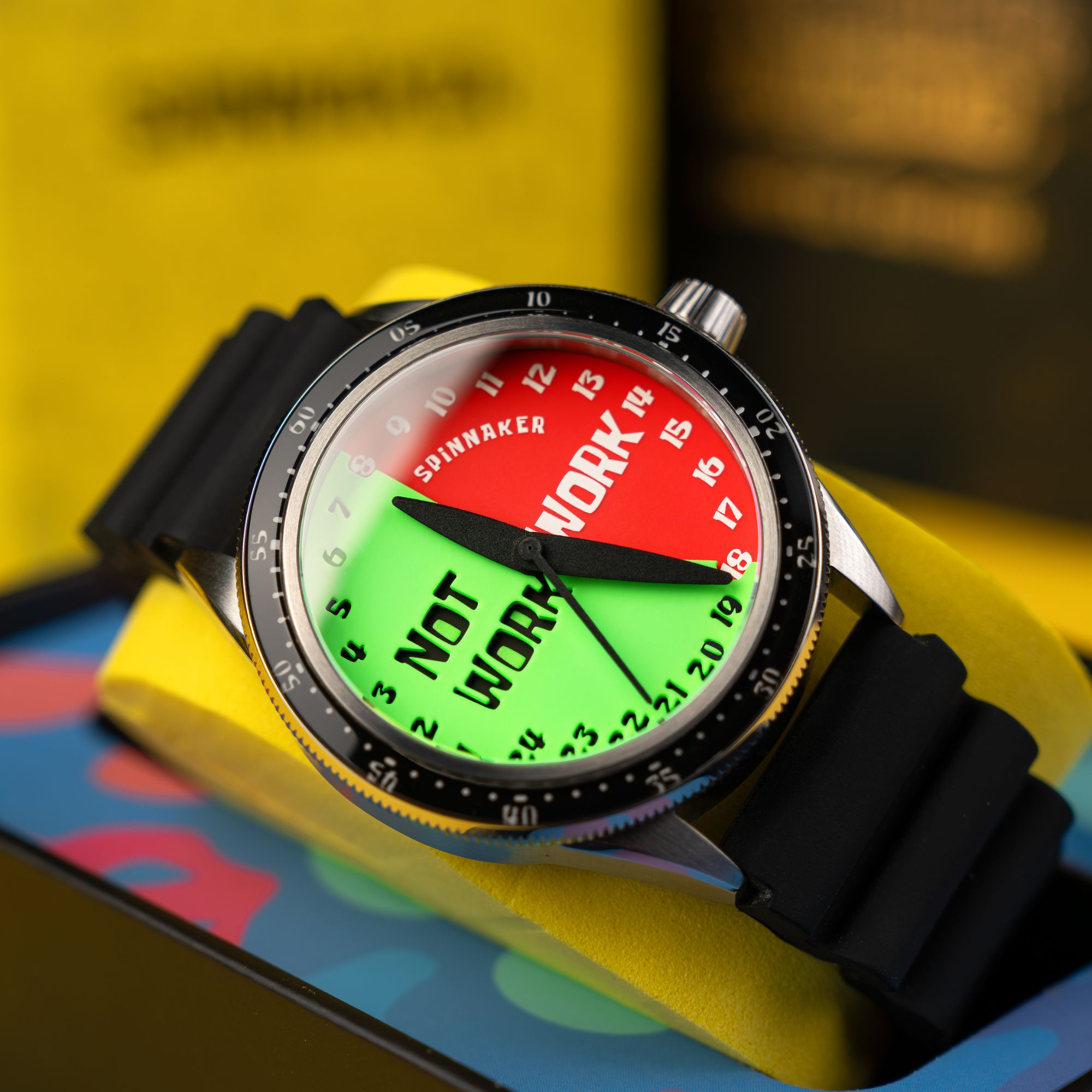 SPINNAKER Spinnaker Cahill Automatic Spongebob Squarepants Timekeeper Limited Edition Work Not Work Men's Watch SP-5142-03
