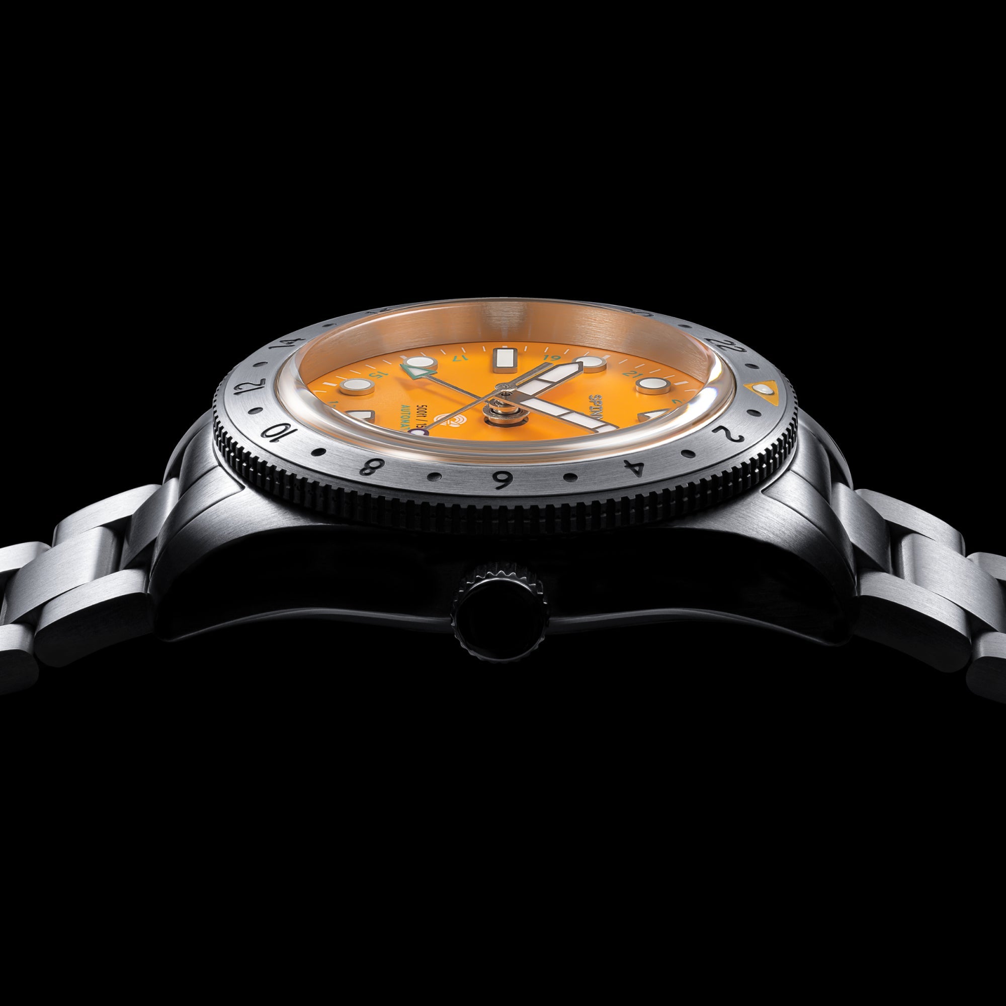 Croft 39 GMT Automatic Spinnaker Croft 39 Gmt Automatic Solar Burst Men's Watch SP-5157-22