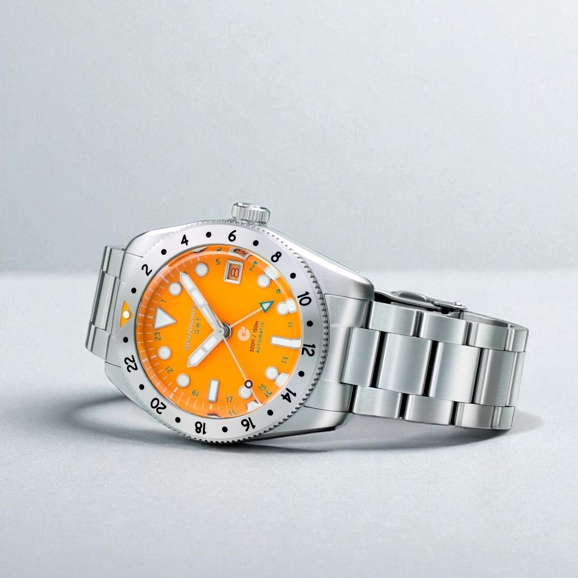 Croft 39 GMT Automatic Spinnaker Croft 39 Gmt Automatic Solar Burst Men's Watch SP-5157-22