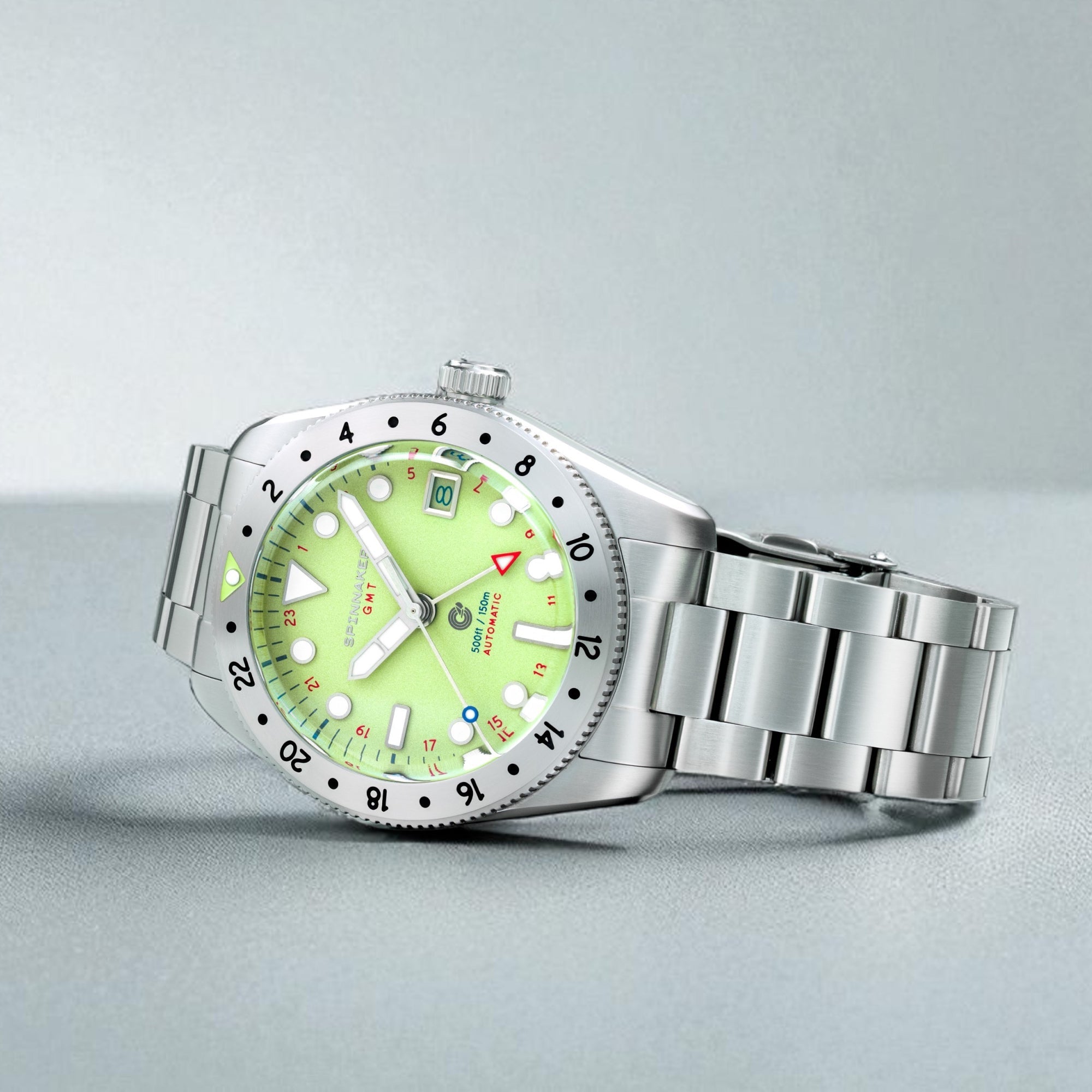 Croft 39 GMT Automatic Spinnaker Croft 39 Gmt Automatic Mint Moment Men's Watch SP-5157-44