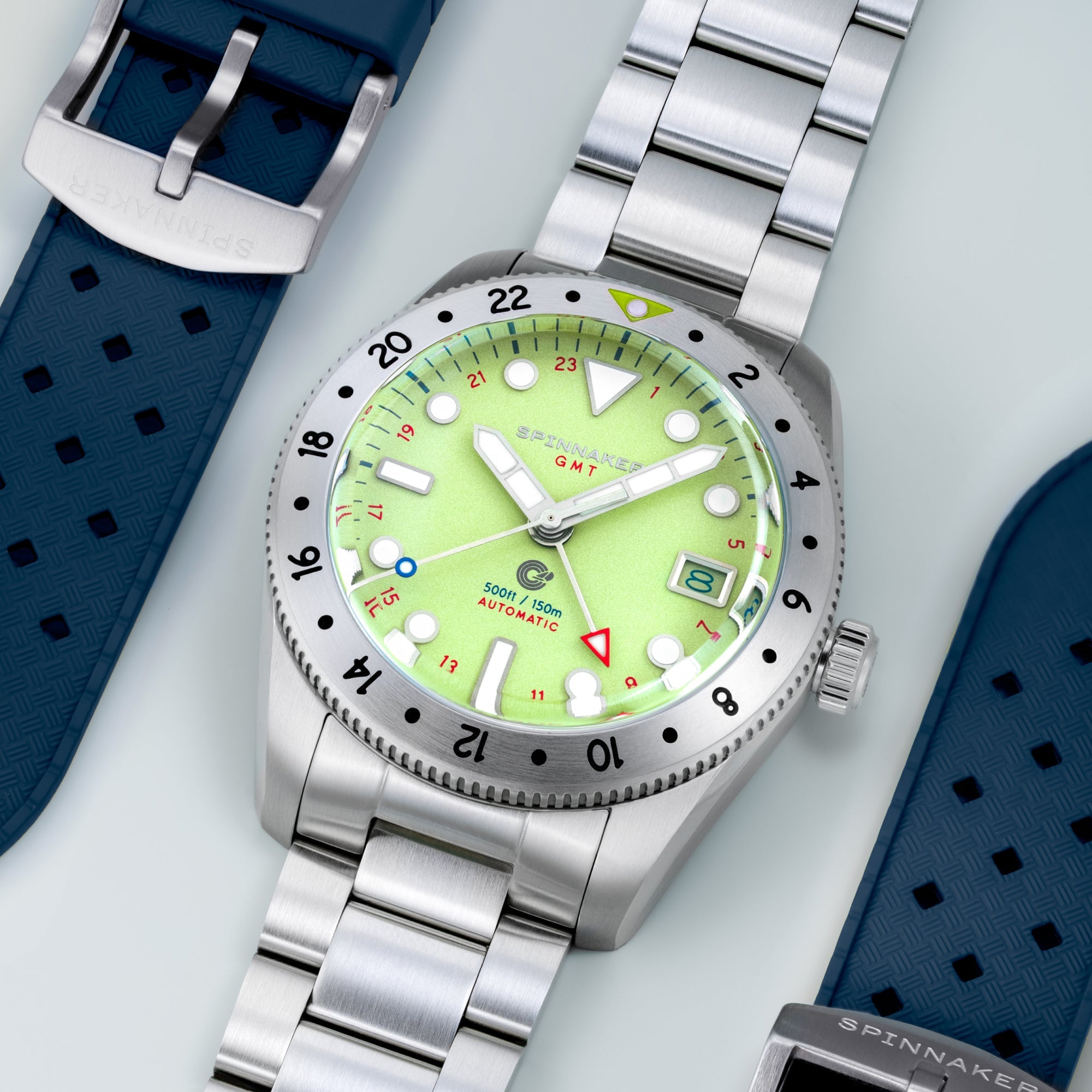 Croft 39 GMT Automatic Spinnaker Croft 39 Gmt Automatic Mint Moment Men's Watch SP-5157-44