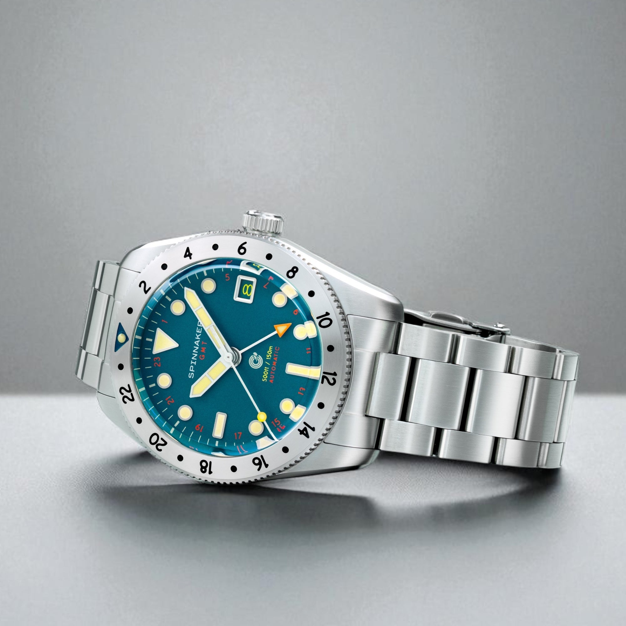 Croft 39 GMT Automatic Spinnaker Croft 39 Gmt Automatic Pacific Pulse Men's Watch SP-5157-55