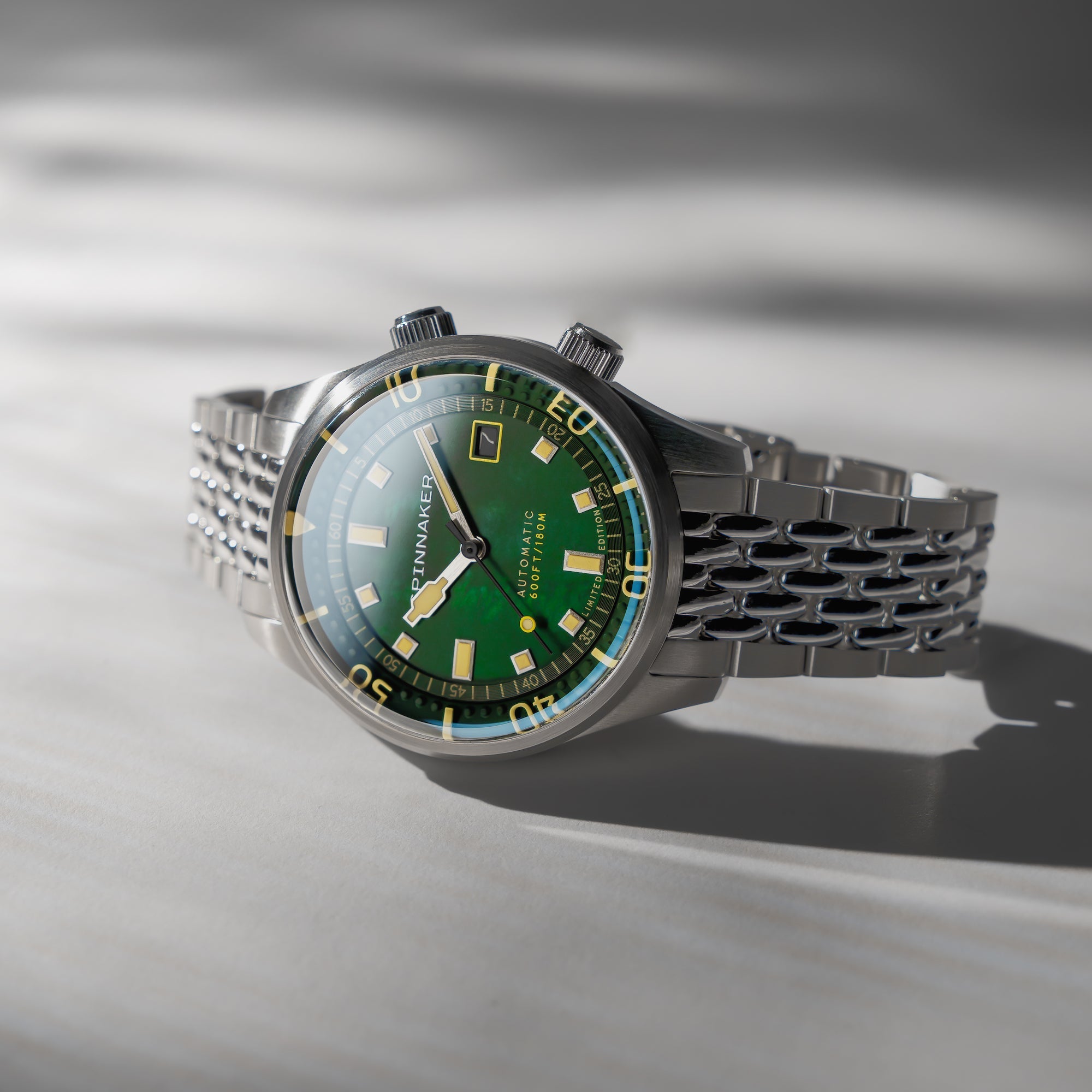 SPINNAKER Spinnaker Bradner Pearl Diver Automatic Limited Edition Emerald Tide Men's Watch SP-5158-11