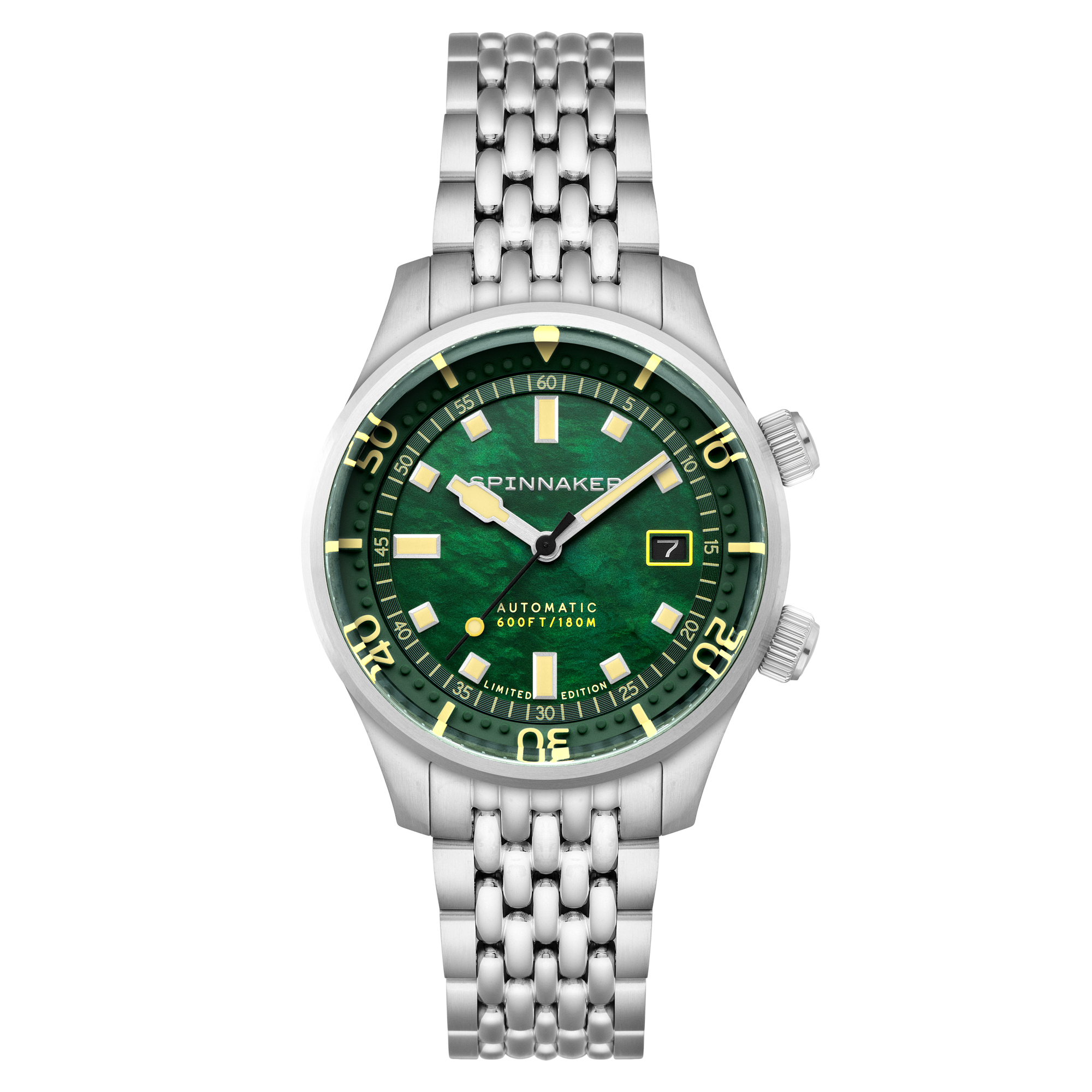 SPINNAKER Spinnaker Bradner Pearl Diver Automatic Limited Edition Emerald Tide Men's Watch SP-5158-11