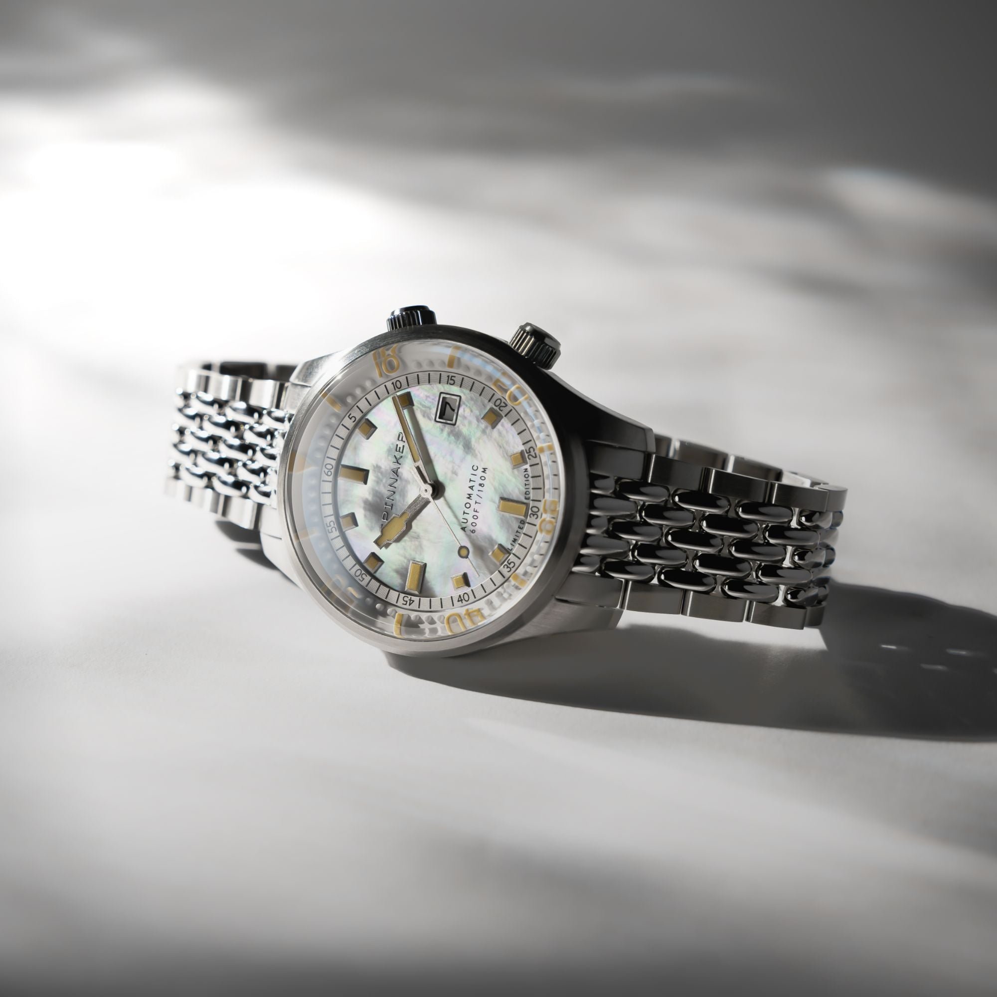 SPINNAKER Spinnaker Bradner Pearl Diver Automatic Limited Edition Pearl Essence Men's Watch SP-5158-22
