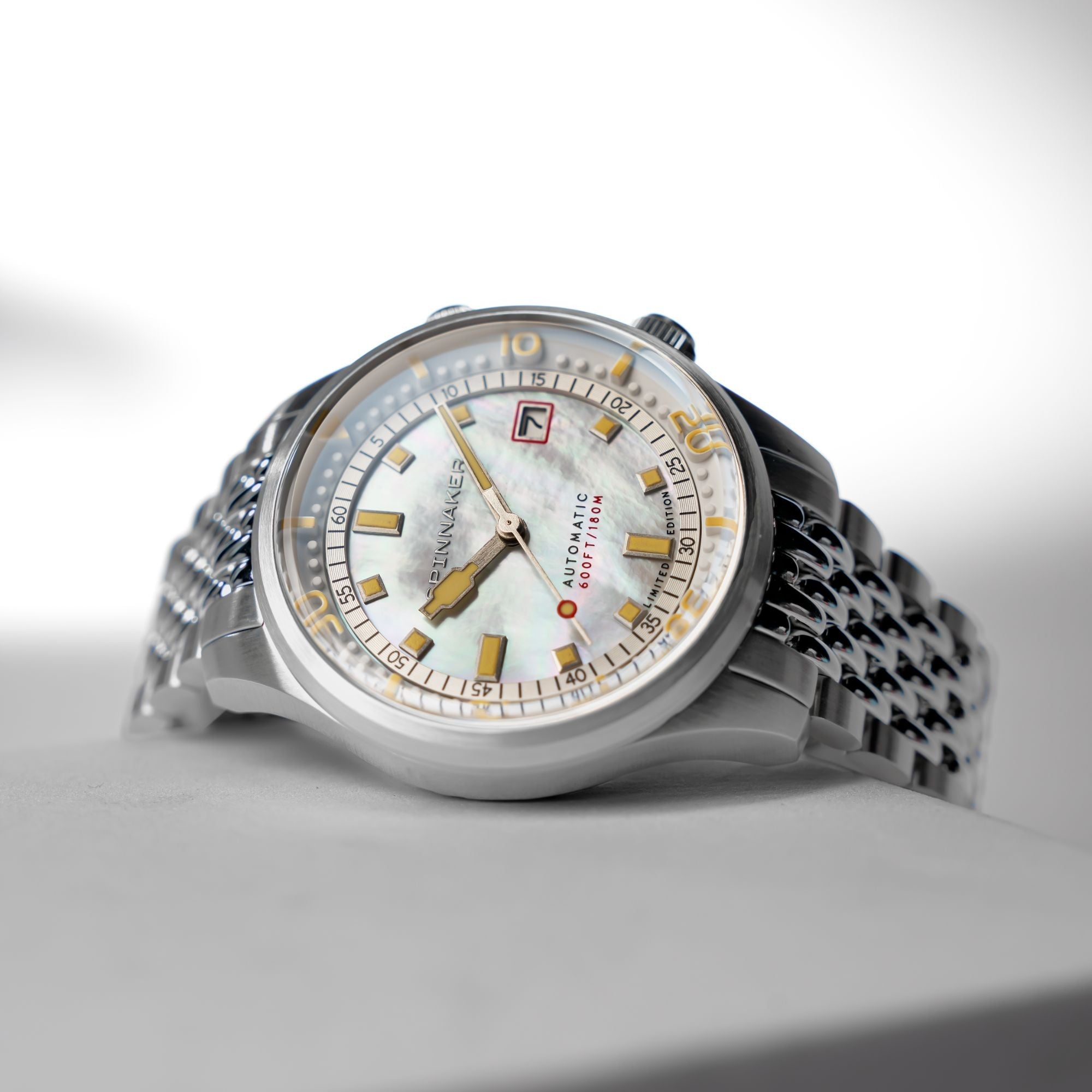 SPINNAKER Spinnaker Bradner Pearl Diver Automatic Limited Edition Pearl Essence Men's Watch SP-5158-22