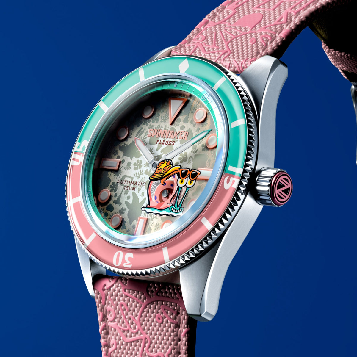 SPINNAKER Spinnaker Fleuss Automatic Spongebob Squarepants Shell Mates Limited Edition Gary The Grey Men's Watch SP-5160-04