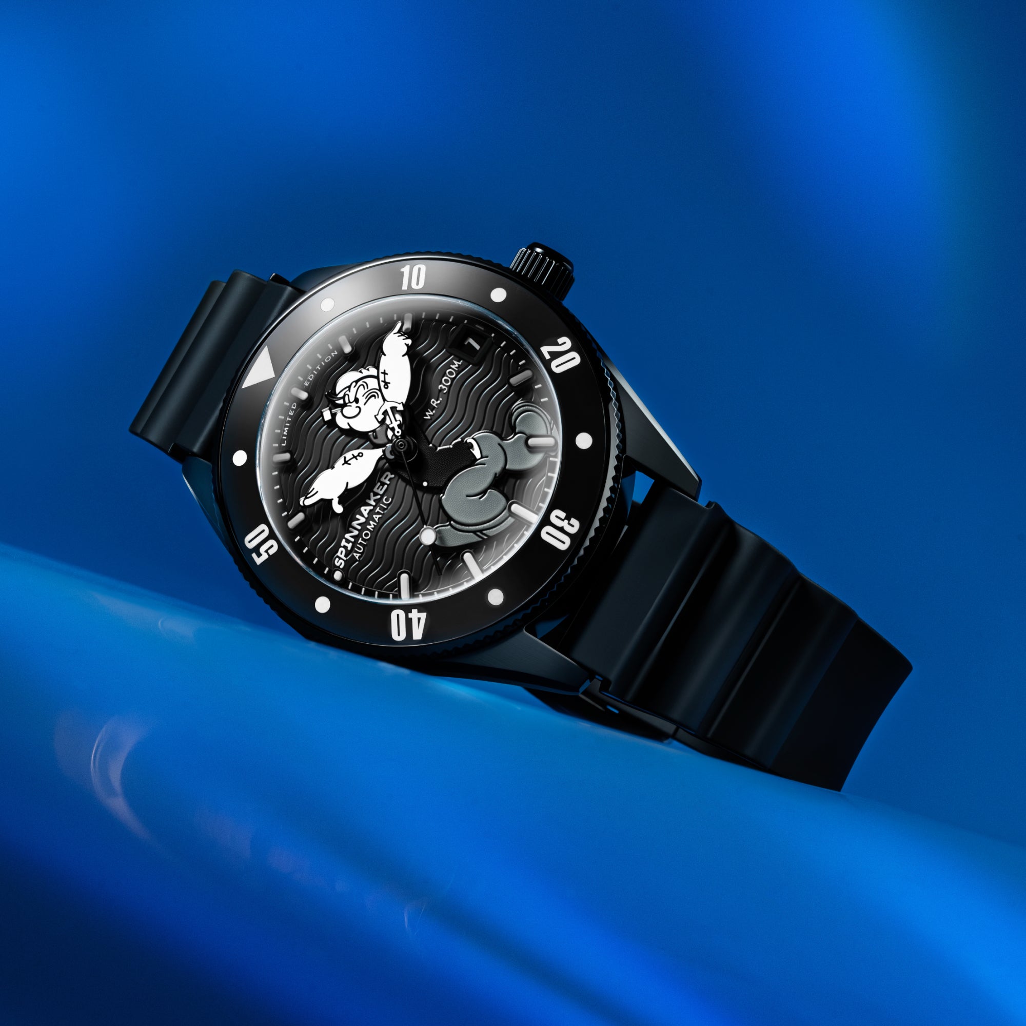 SPINNAKER Spinnaker Challenger Automatic Popeye Anchor Arms Limited Edition Midnight Mast Men's Watch SP-5163-03