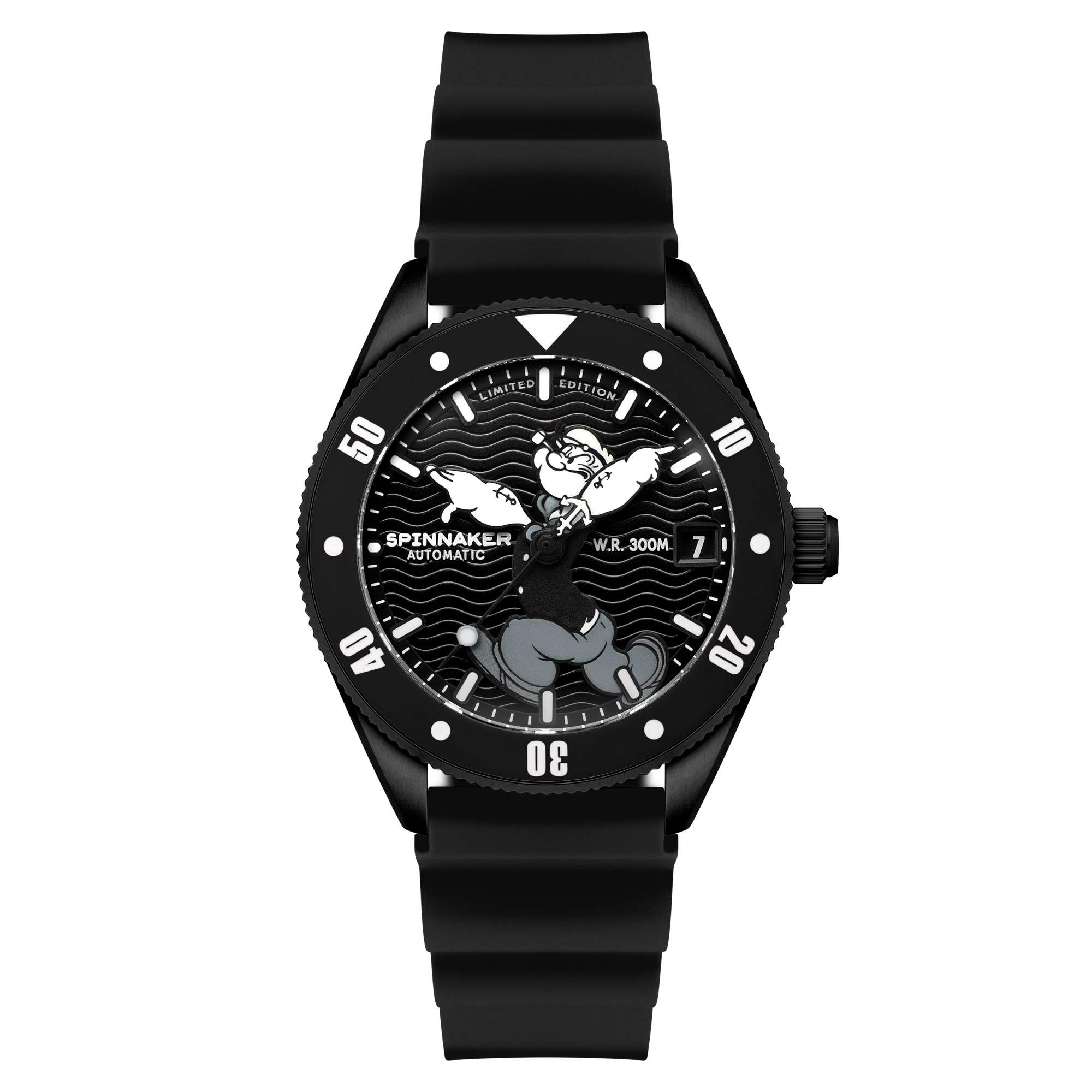 SPINNAKER Spinnaker Challenger Automatic Popeye Anchor Arms Limited Edition Midnight Mast Men's Watch SP-5163-03