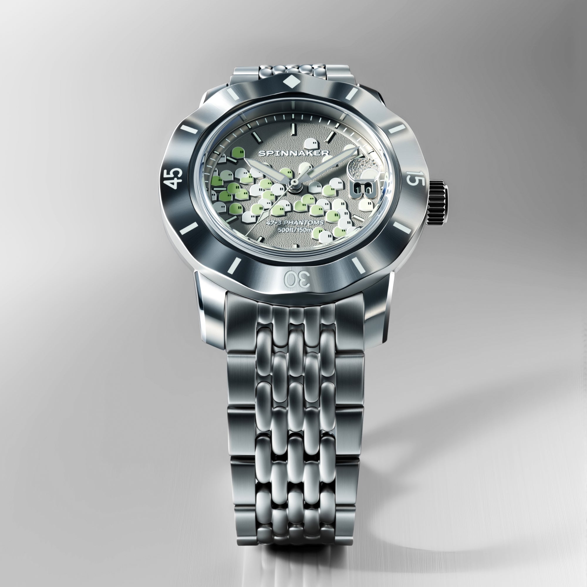 Spinnaker Fleuss Automatic Seconde Seconde 2025 Edition 40mm Phantom Steel Men's Watch SP-5170-11A