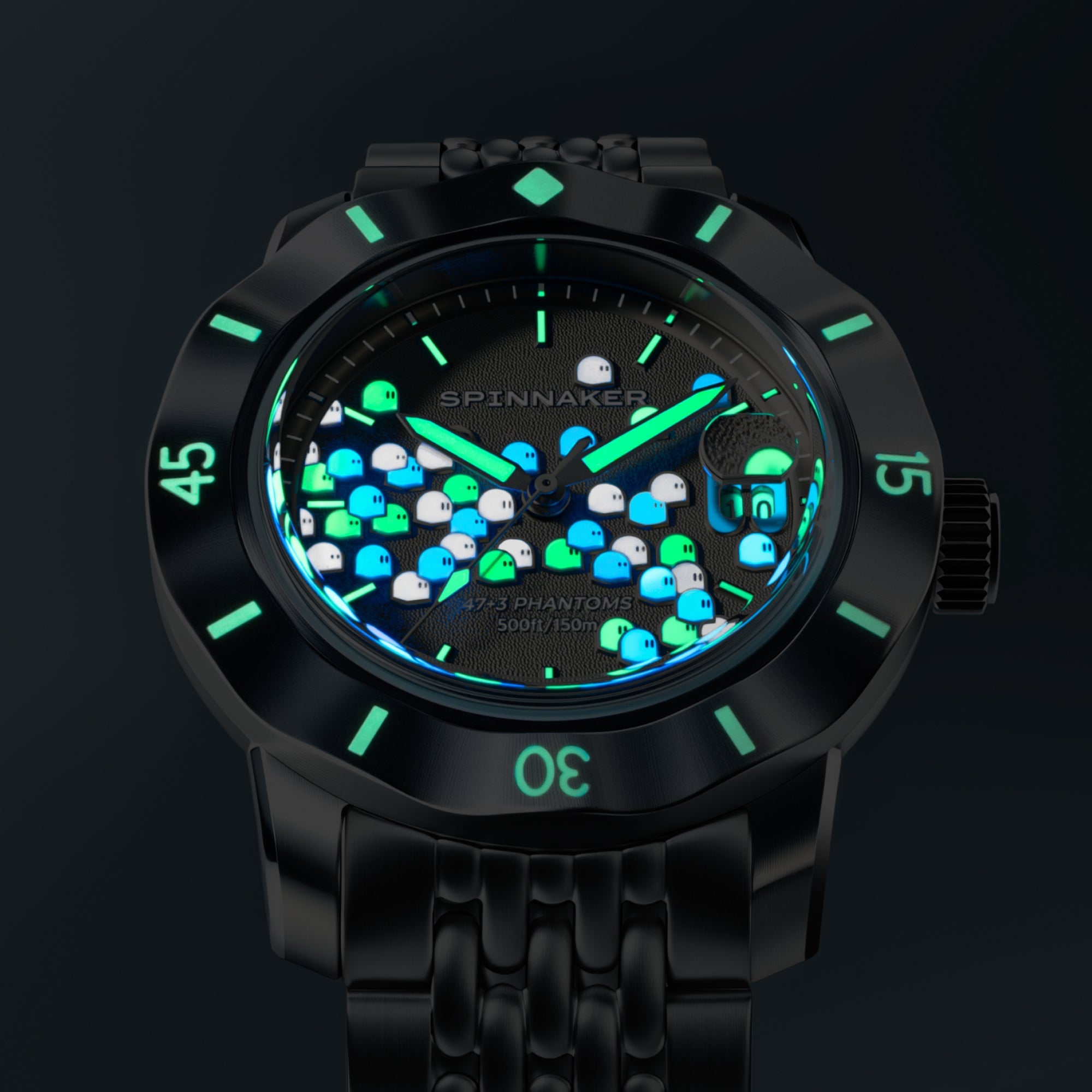 Spinnaker Fleuss Automatic Seconde Seconde 2025 Edition 40mm Phantom Steel Men's Watch SP-5170-11A