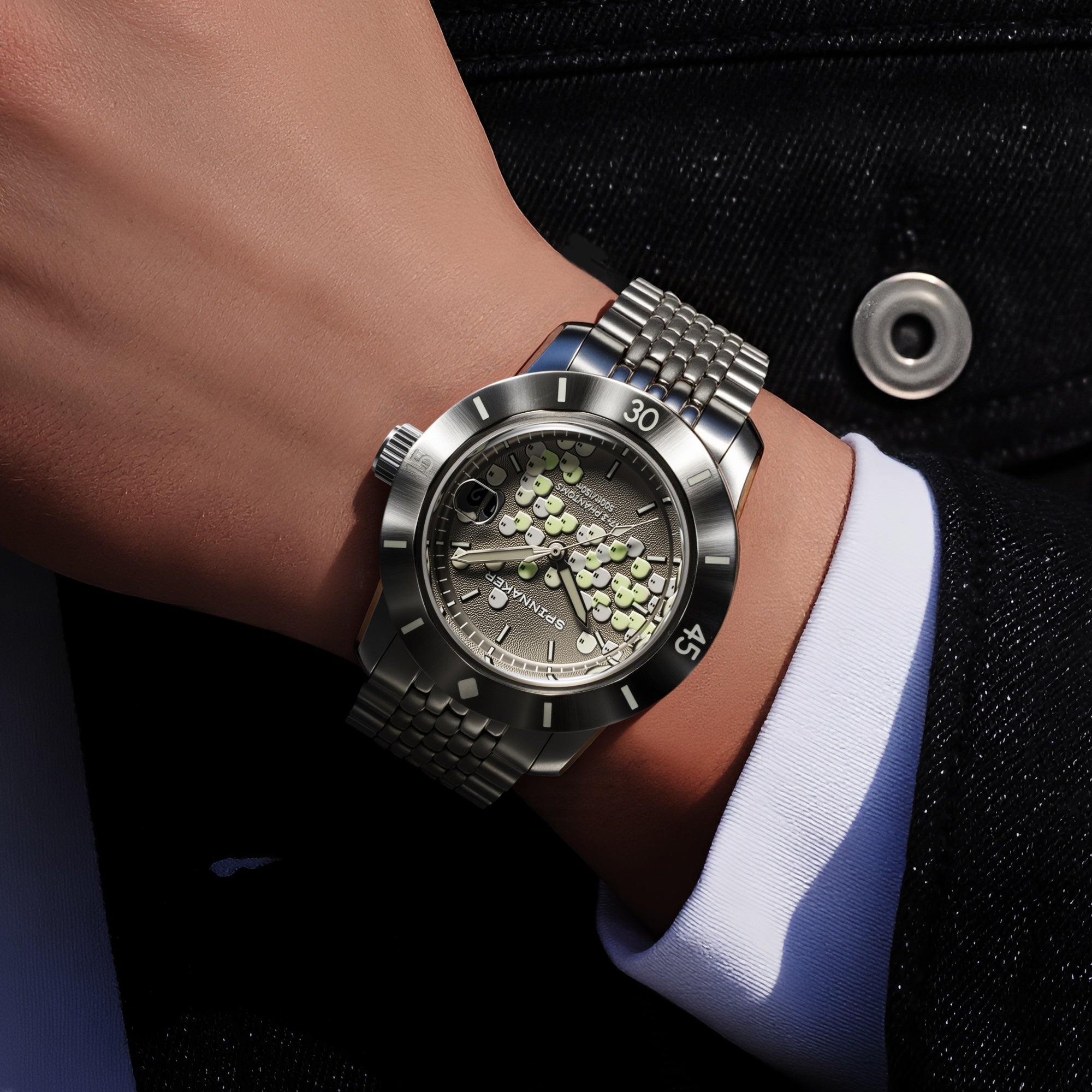 Spinnaker Fleuss Automatic Seconde Seconde 2025 Edition 40mm Phantom Steel Men's Watch SP-5170-11A