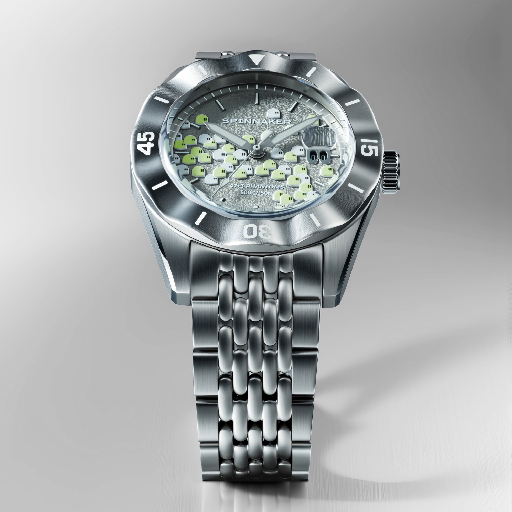 Spinnaker Fleuss Automatic Seconde Seconde 2025 Edition 43mm Phantom White Men's Watch SP-5170-11B