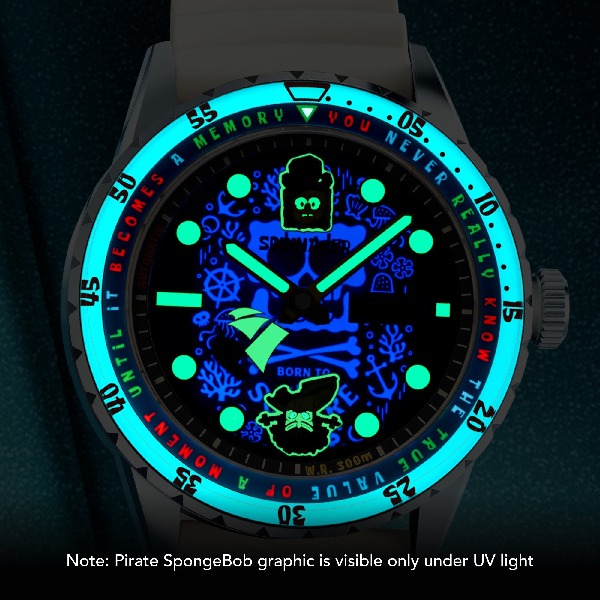 SPINNAKER Spinnaker Hass Automatic Spongebob Search For Squarepants Limited Edition Seafaring Spongebob Men's Watch SP-5171-11