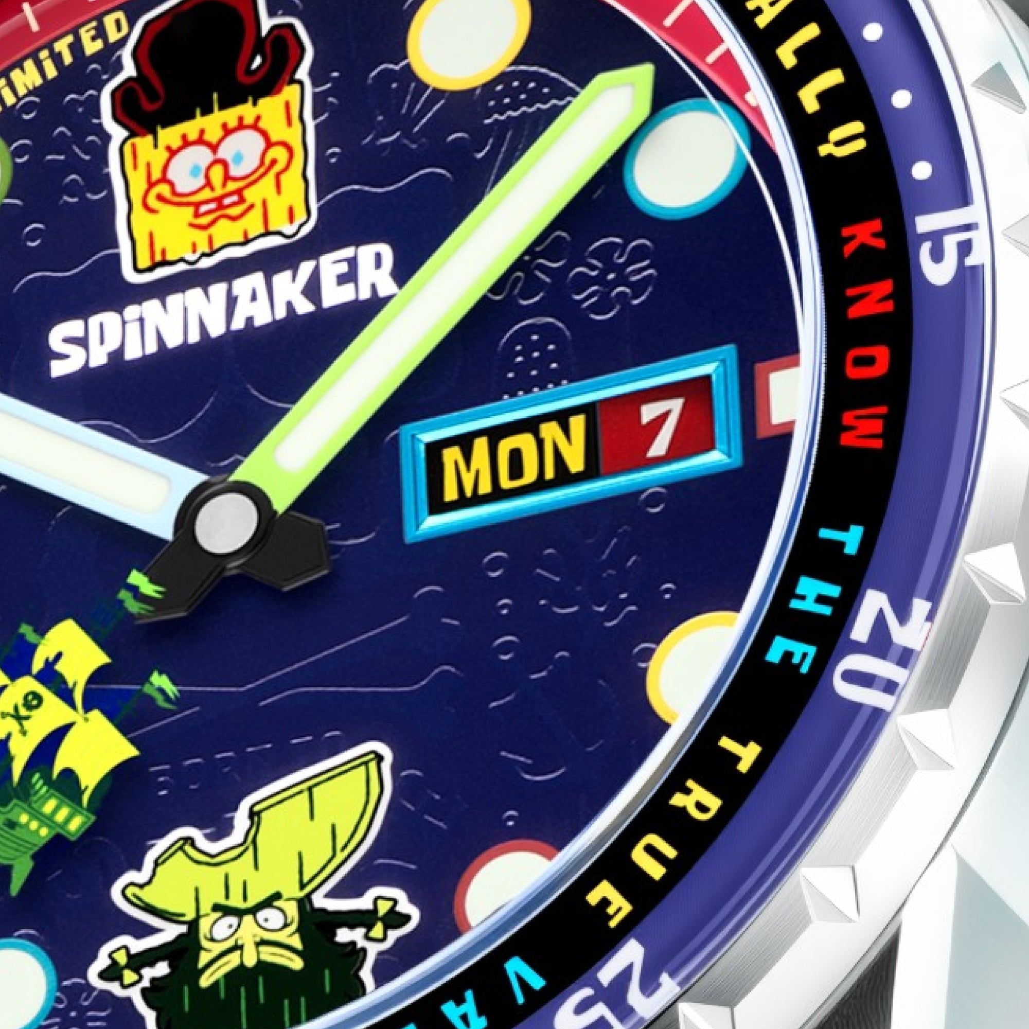 SPINNAKER Spinnaker Hass Automatic Spongebob Search For Squarepants Limited Edition Flying Dutchman Men's Watch SP-5171-22