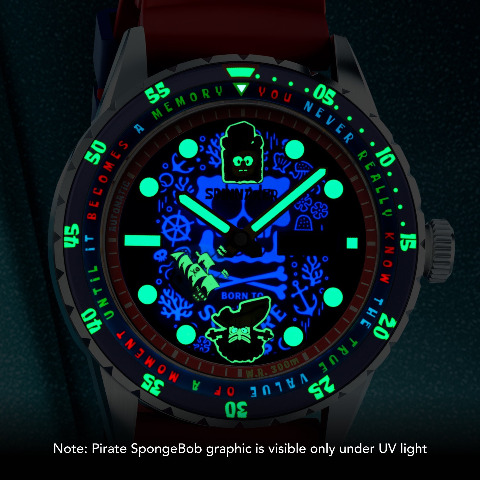 SPINNAKER Spinnaker Hass Automatic Spongebob Search For Squarepants Limited Edition Flying Dutchman Men's Watch SP-5171-22