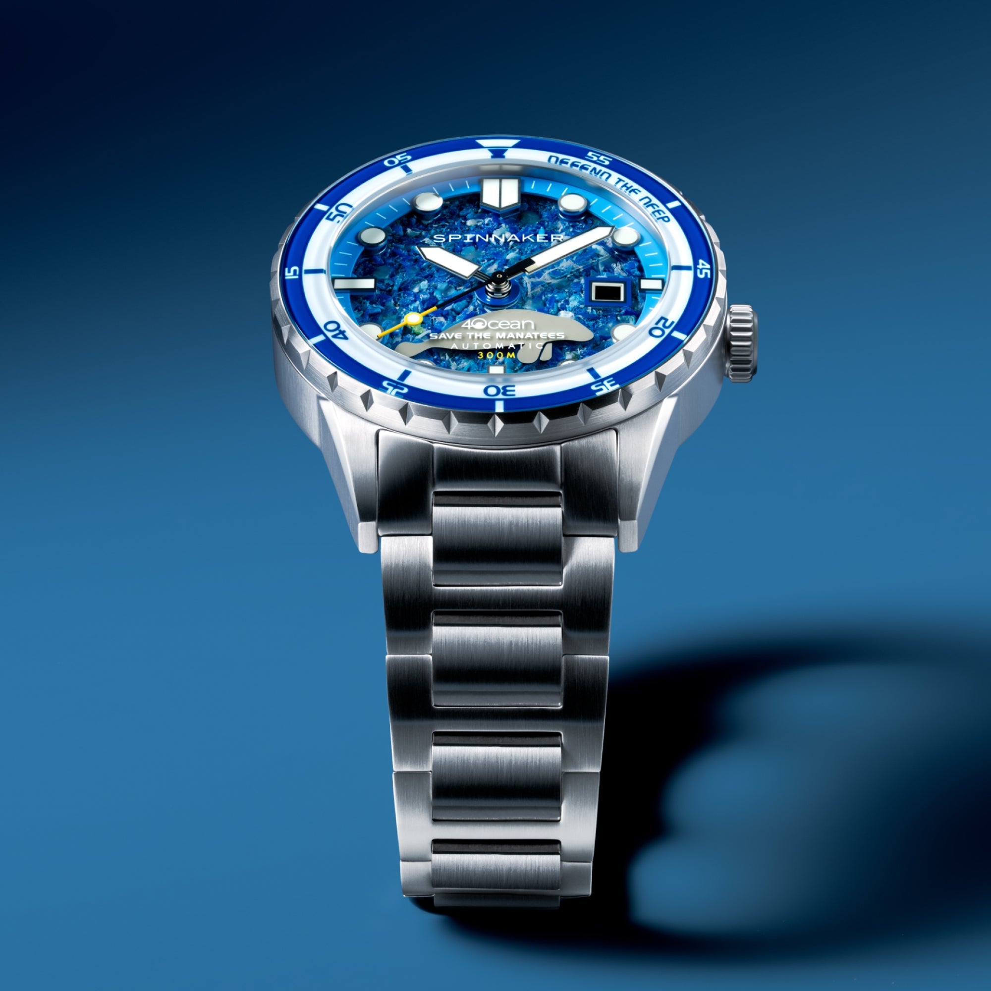 SPINNAKER Spinnaker Hass Automatic 4Ocean Limited Edition Manatee Men's Watch SP-5172-11