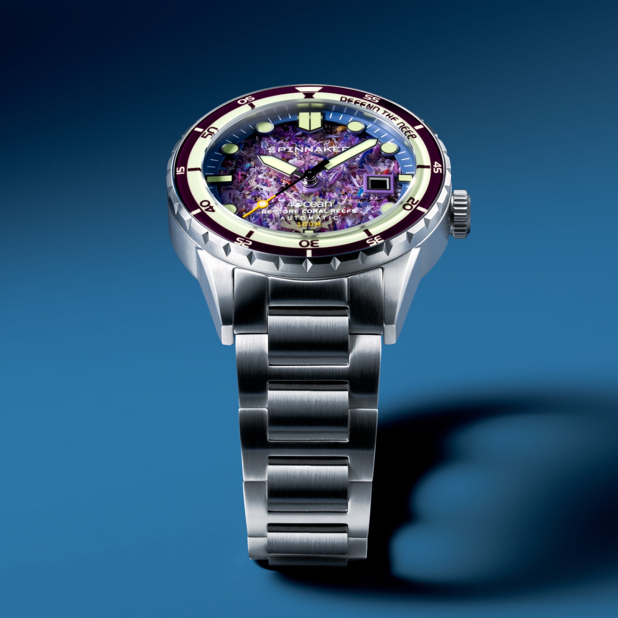 SPINNAKER Spinnaker Hass Automatic 4Ocean Limited Edition Coral Reef Men's Watch SP-5172-44