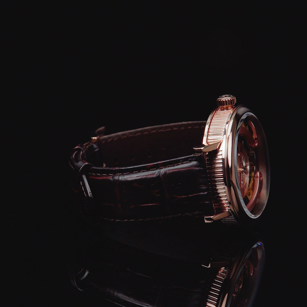 THOMAS EARNSHAW Thomas Earnshaw Beaufort Anatolia Men's Mechanical Automatic Mahogany Brown Watch ES-8059-03