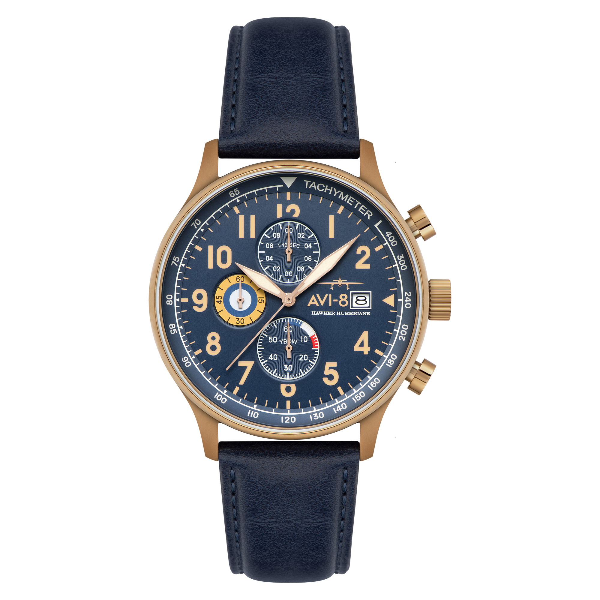 AVI-8 AVI-8 Hawker Hurricane Classic Chronograph Regent Blue Men's Watch AV-4011-0Q