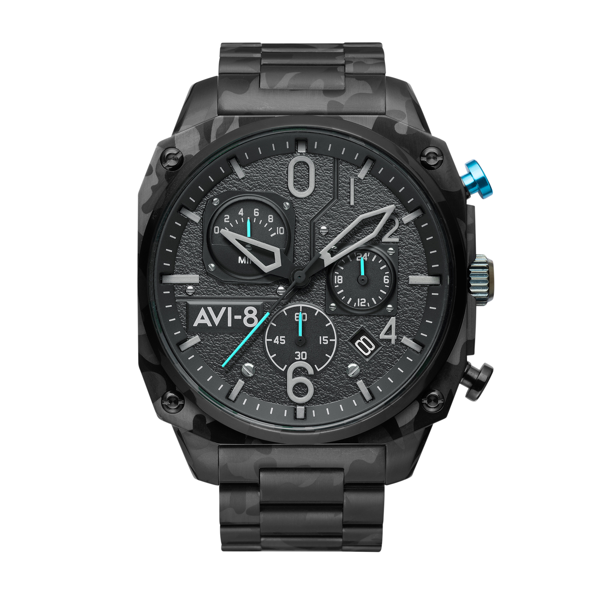 AVI-8 AVI-8 Pilot Hawker Hunter Men's Japanese Quartz Night Camo Watch AV-4052-11