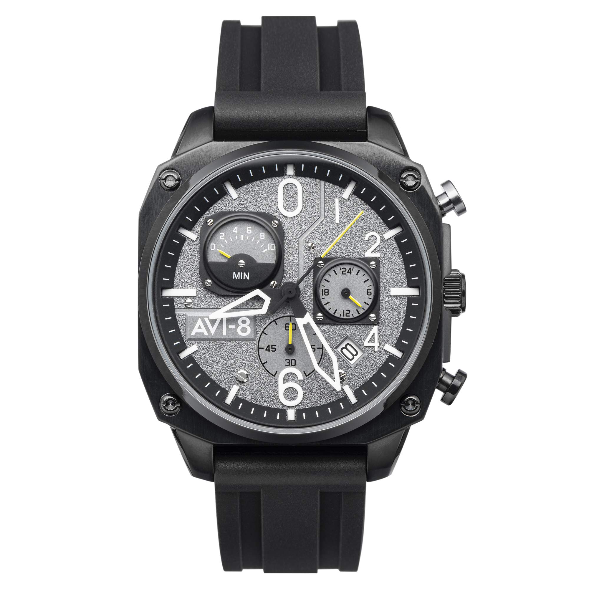 AVI-8 AVI-8 Pilot Hawker Hunter Men's Japanese Quartz Tactical Black Watch AV-4052-R1