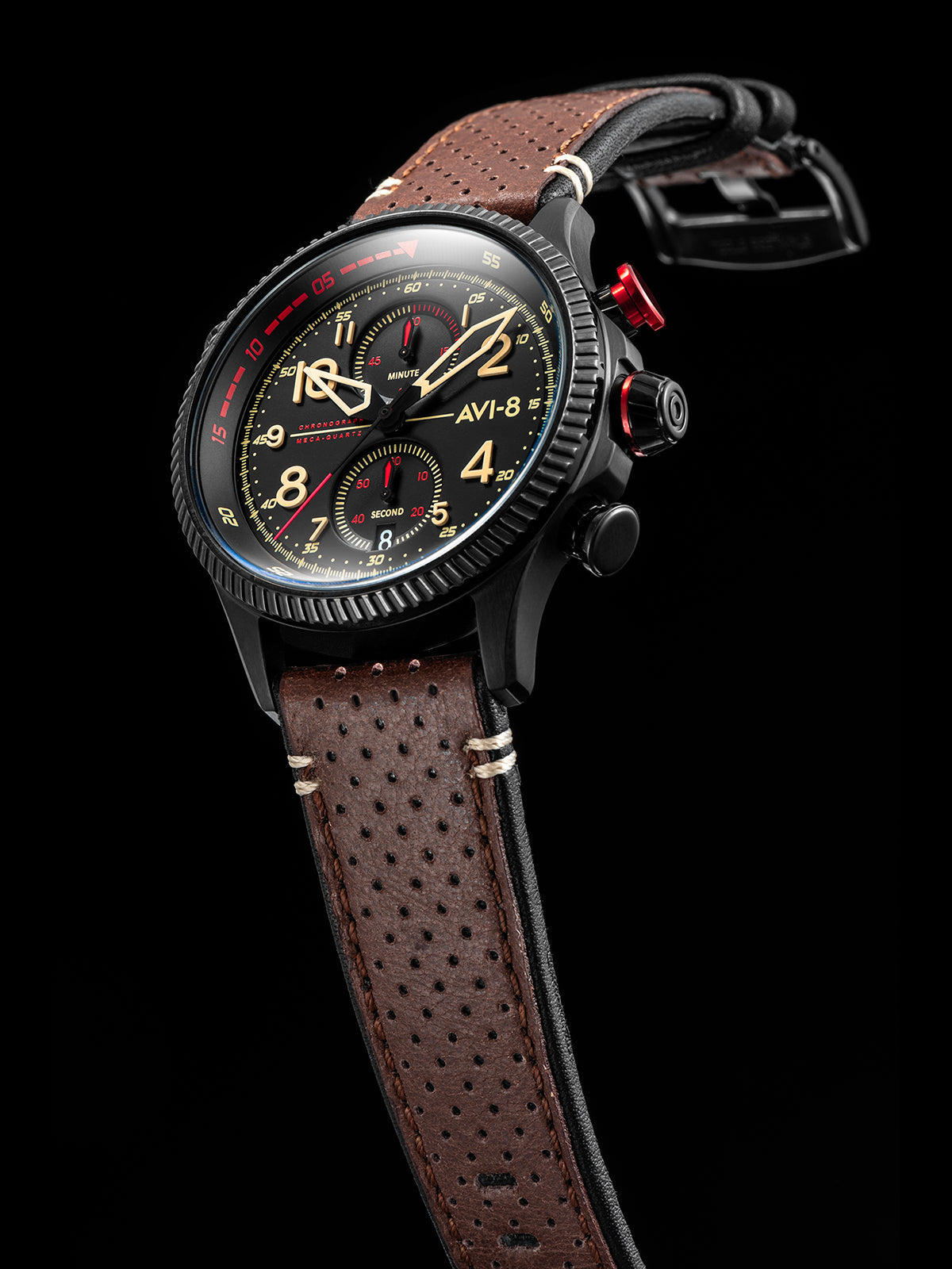 AVI-8 AVI-8 Hawker Hunter Duke Chronograph Men's Quartz Tangmere Watch AV-4080-04