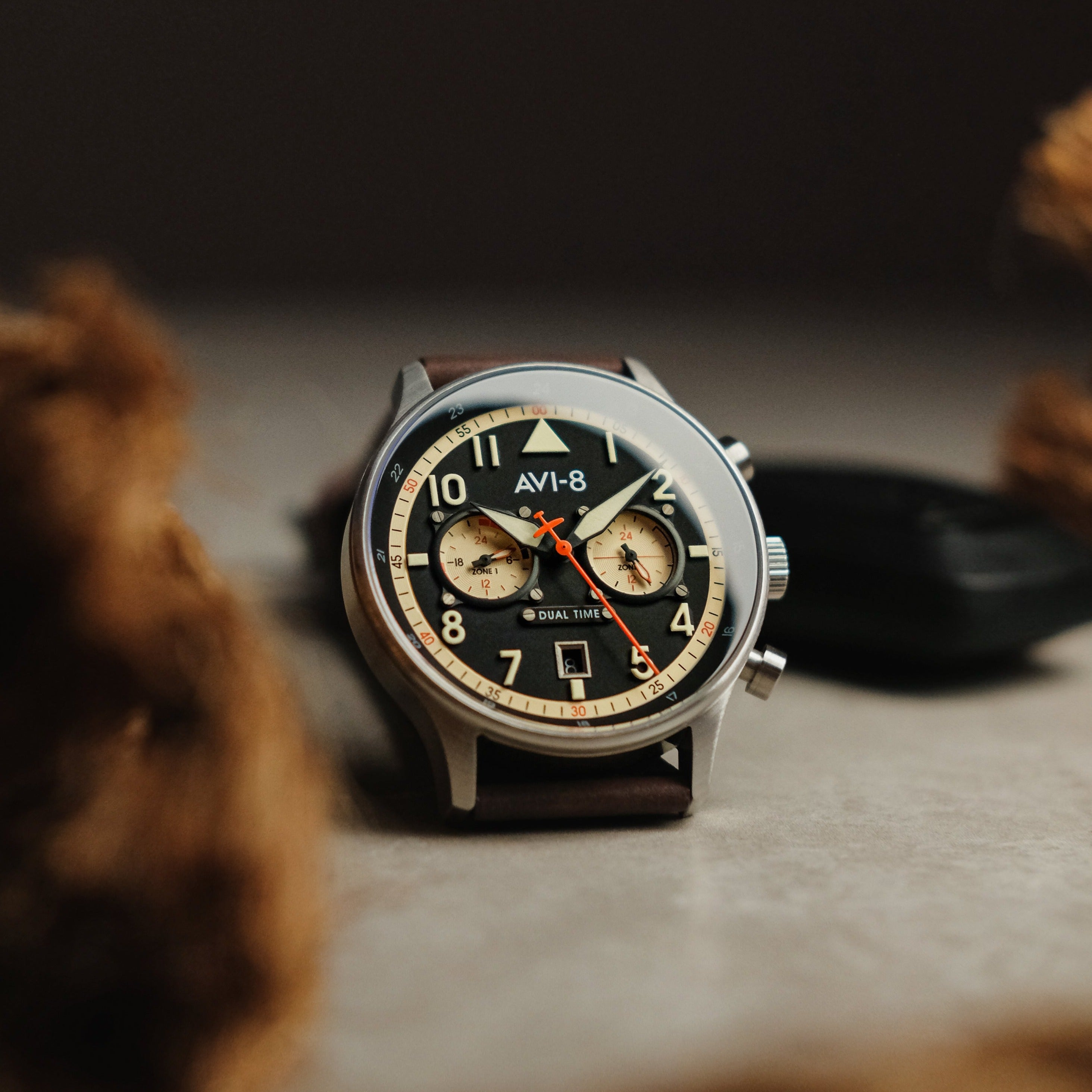 AVI-8 AVI-8 Pilot Hawker Hurricane Carey Men's Manston Japanese Quartz Manston Watch AV-4088-01