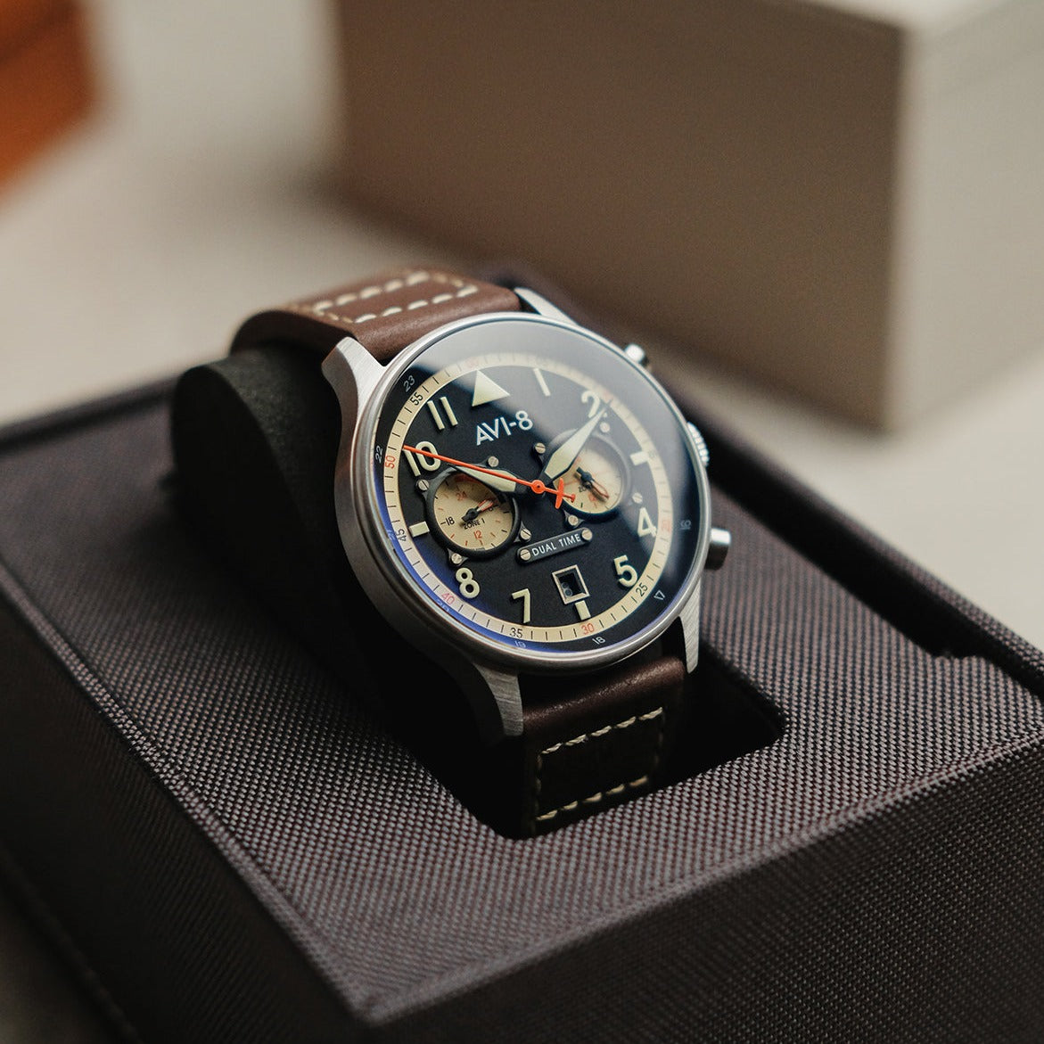 AVI-8 AVI-8 Pilot Hawker Hurricane Carey Men's Manston Japanese Quartz Manston Watch AV-4088-01