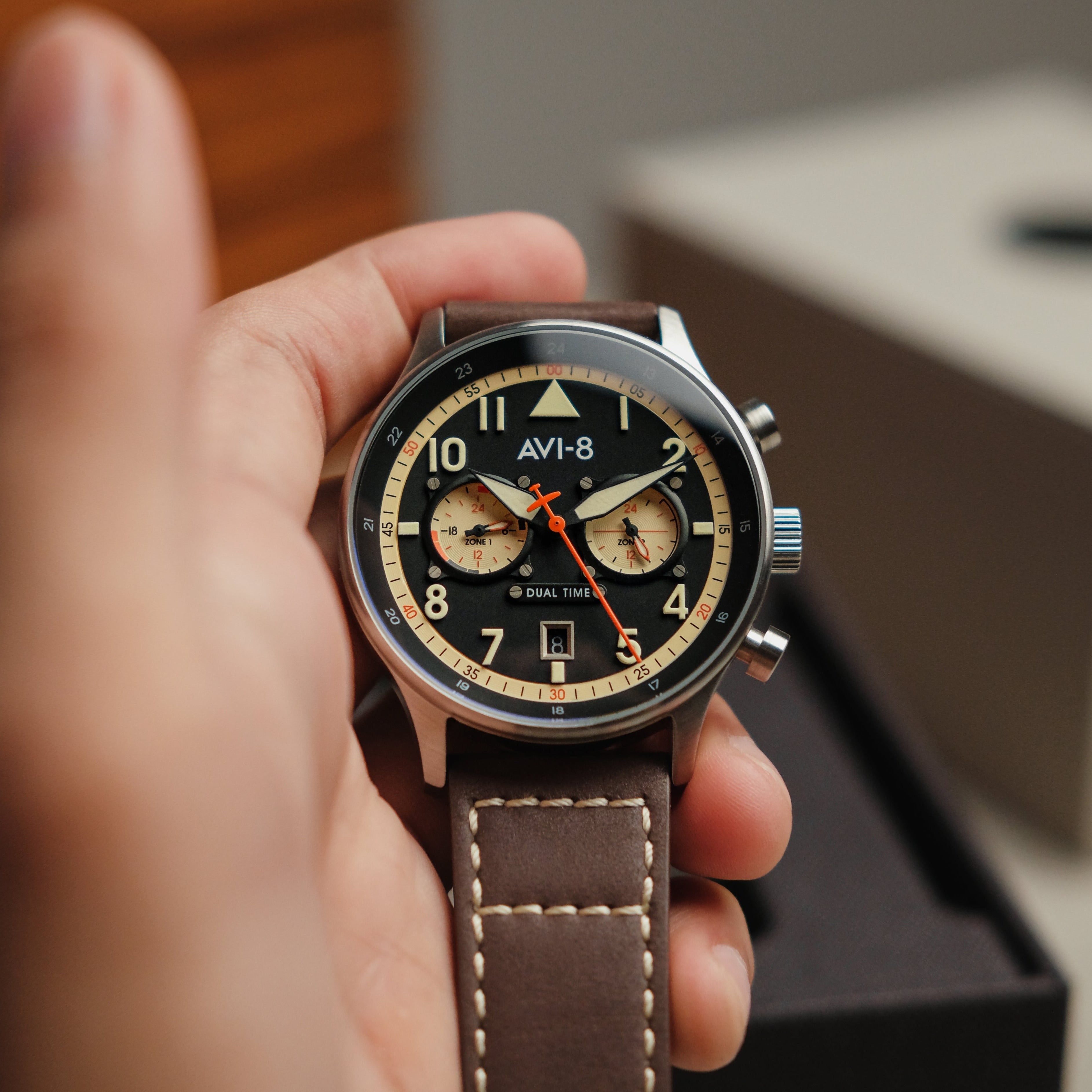 AVI-8 AVI-8 Pilot Hawker Hurricane Carey Men's Manston Japanese Quartz Manston Watch AV-4088-01